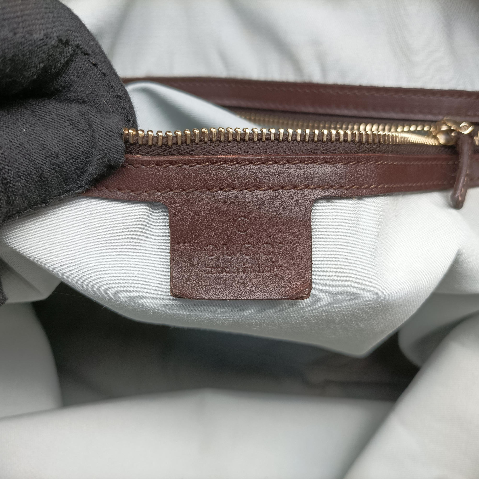 Pre-owned Gucci Horsebit Print White x Multicolor canvas×leather 154375 handbag | stylenewstar