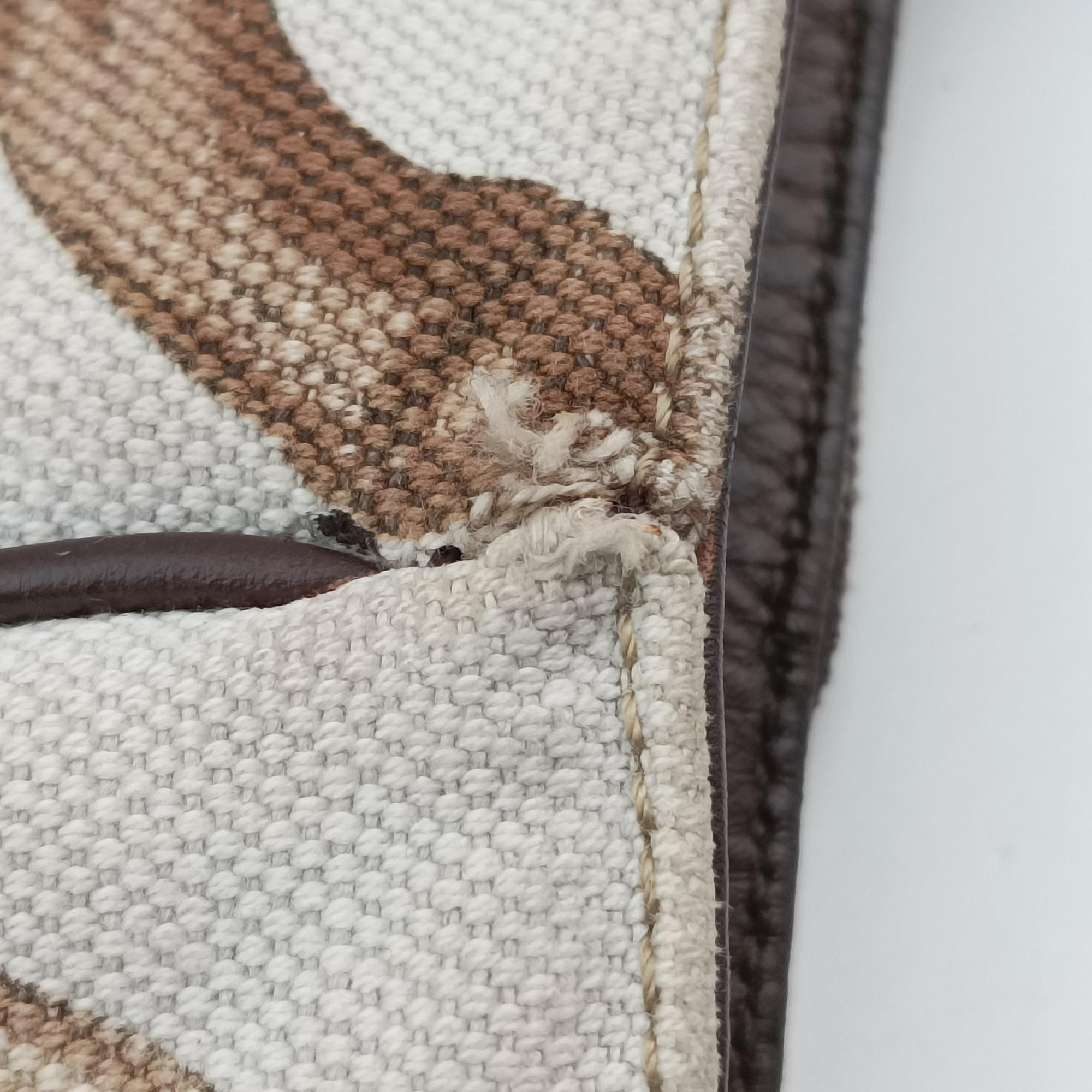 Pre-owned Gucci Horsebit Print White x Multicolor canvas×leather 154375 handbag | stylenewstar