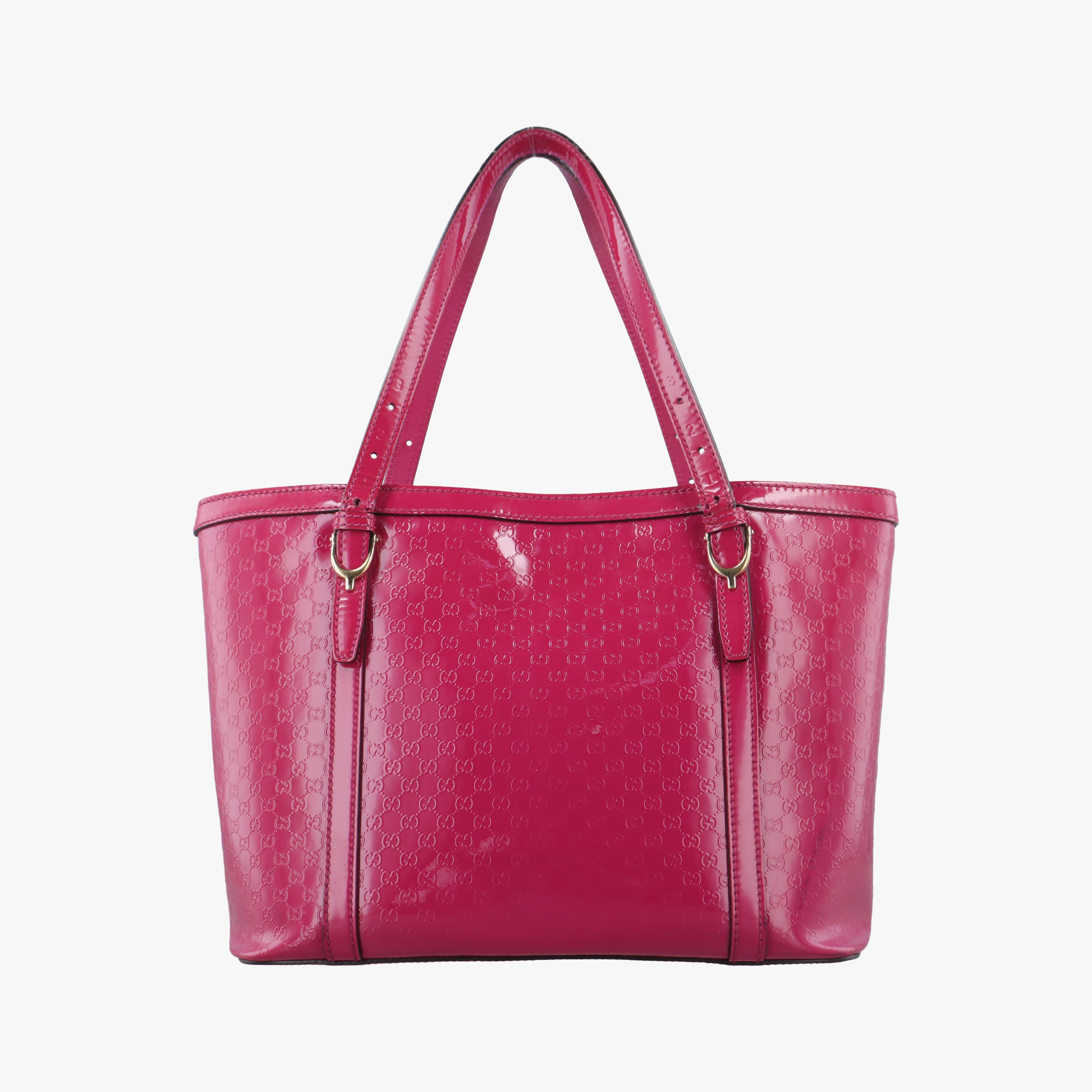 Pre-owned Gucci Microguccissima Nice Pink Patent 336776 handbag | stylenewstar