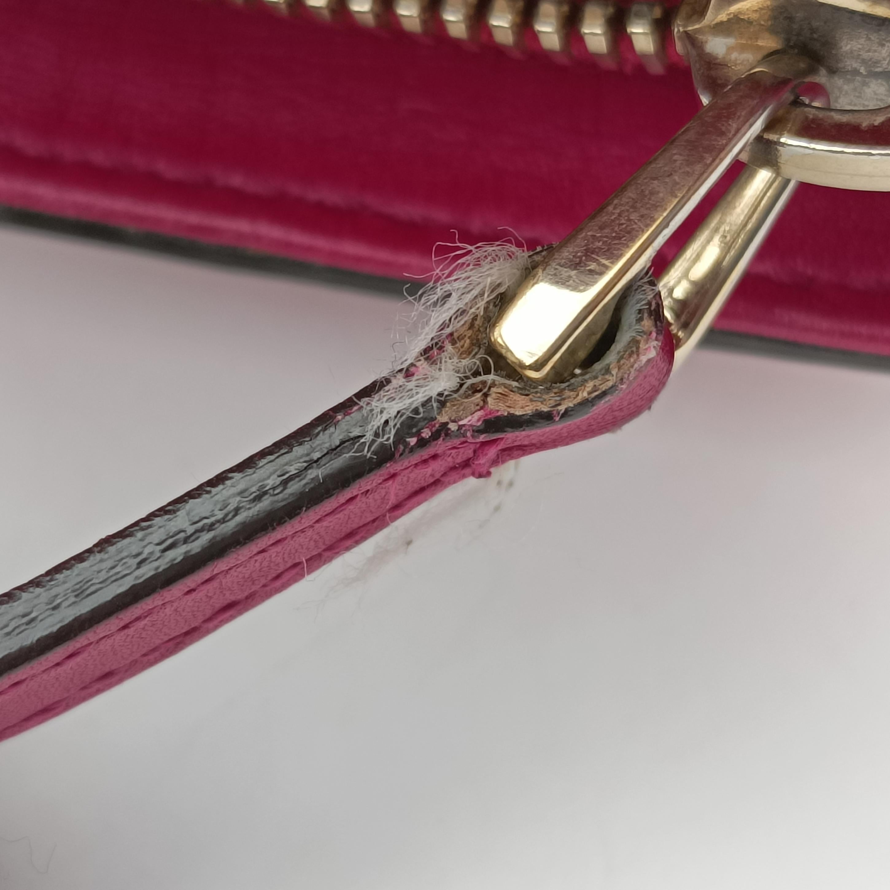 Pre-owned Gucci Microguccissima Nice Pink Patent 336776 handbag | stylenewstar