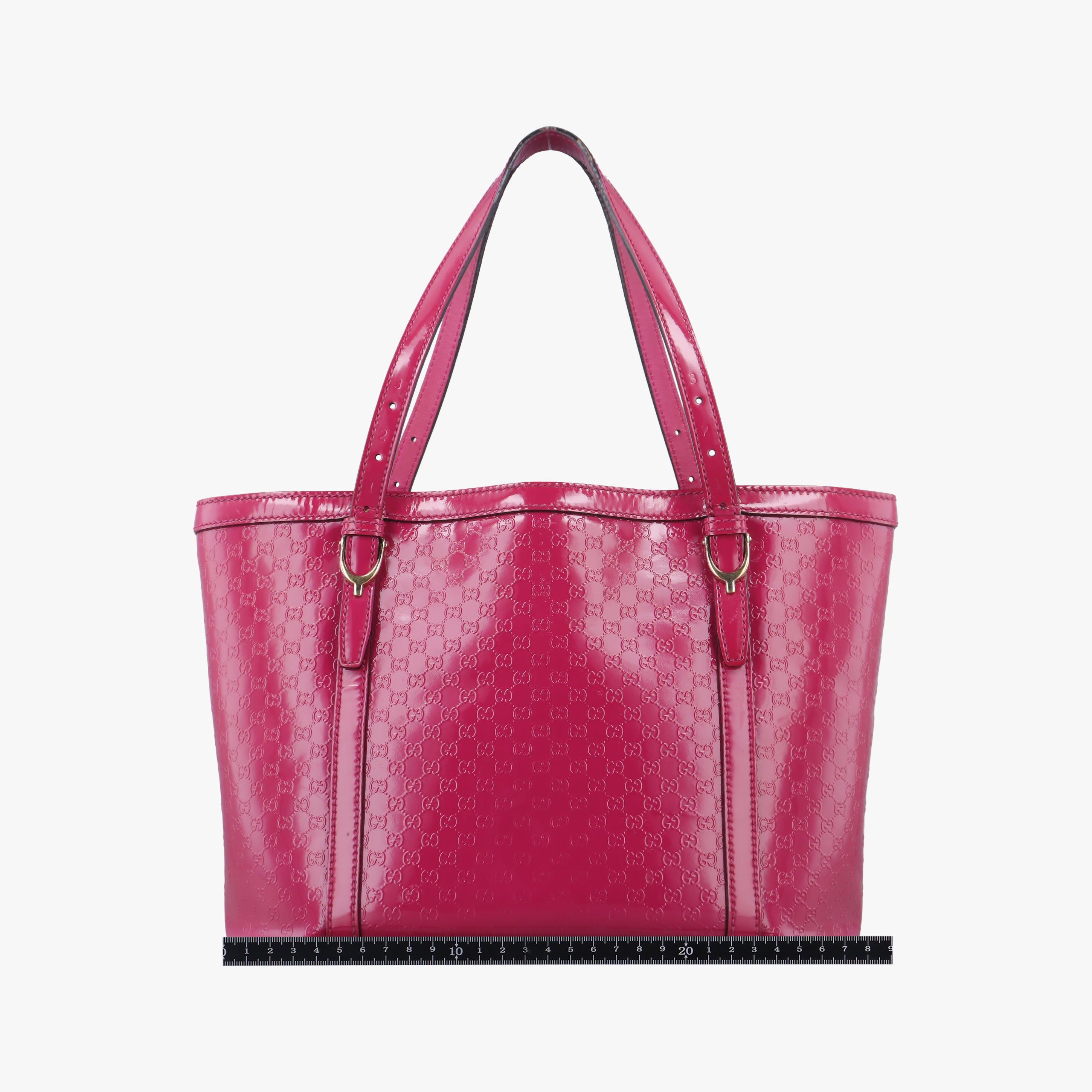 Pre-owned Gucci Microguccissima Nice Pink Patent 336776 handbag | stylenewstar