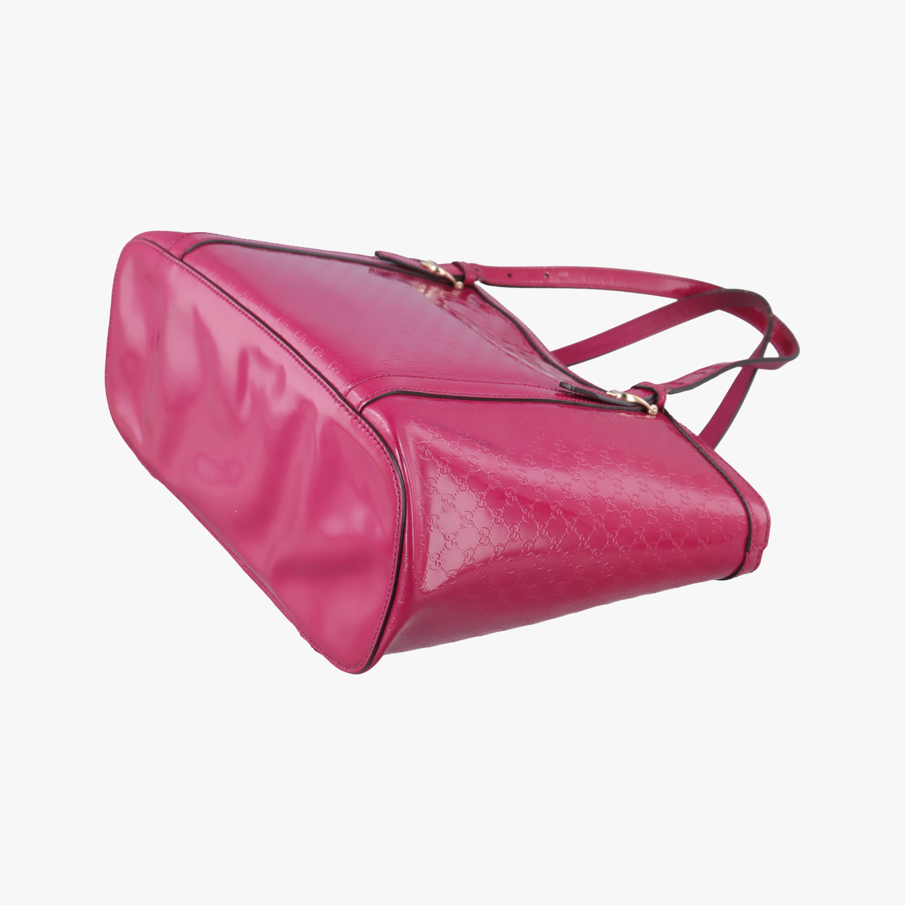 Pre-owned Gucci Microguccissima Nice Pink Patent 336776 handbag | stylenewstar