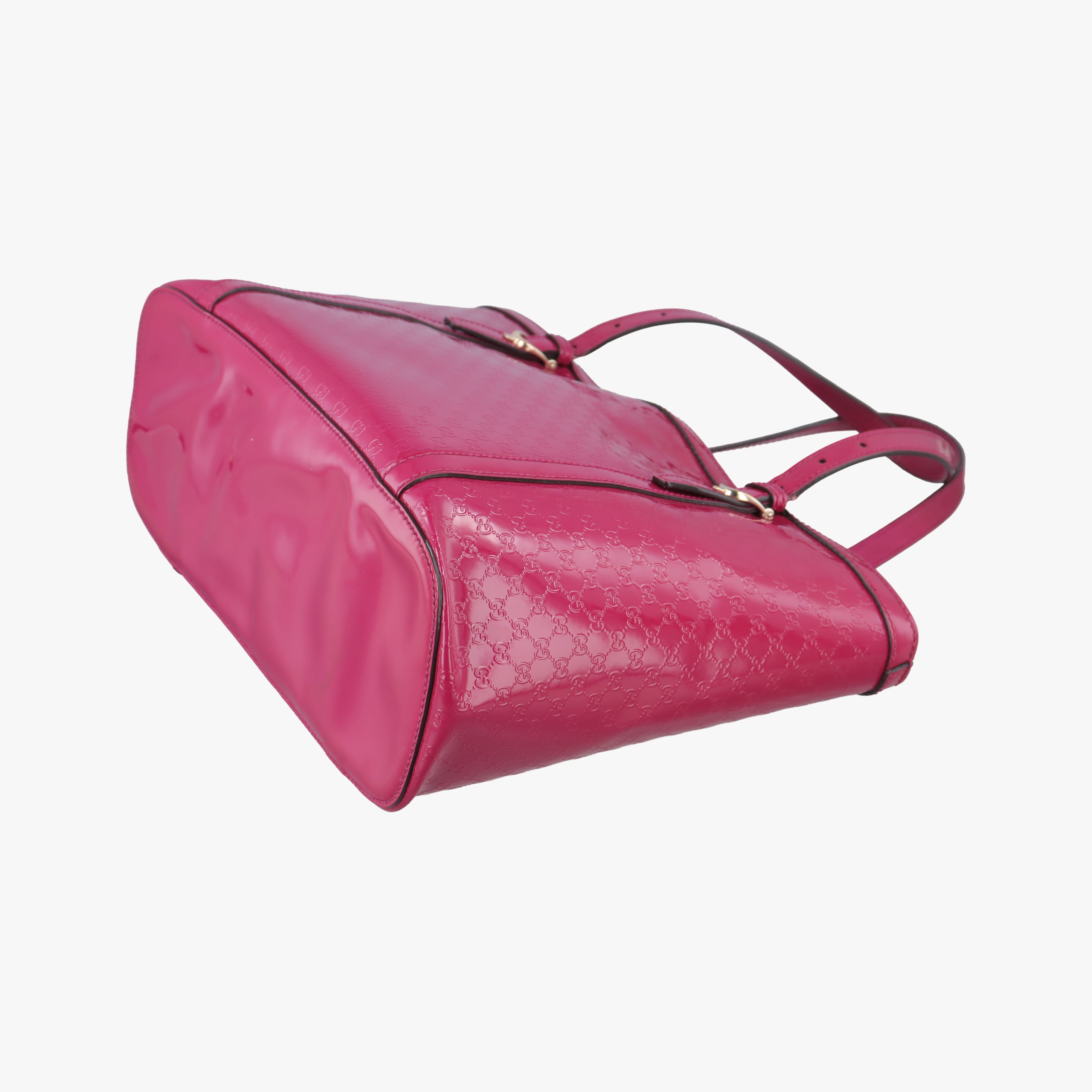 Pre-owned Gucci Microguccissima Nice Pink Patent 336776 handbag | stylenewstar