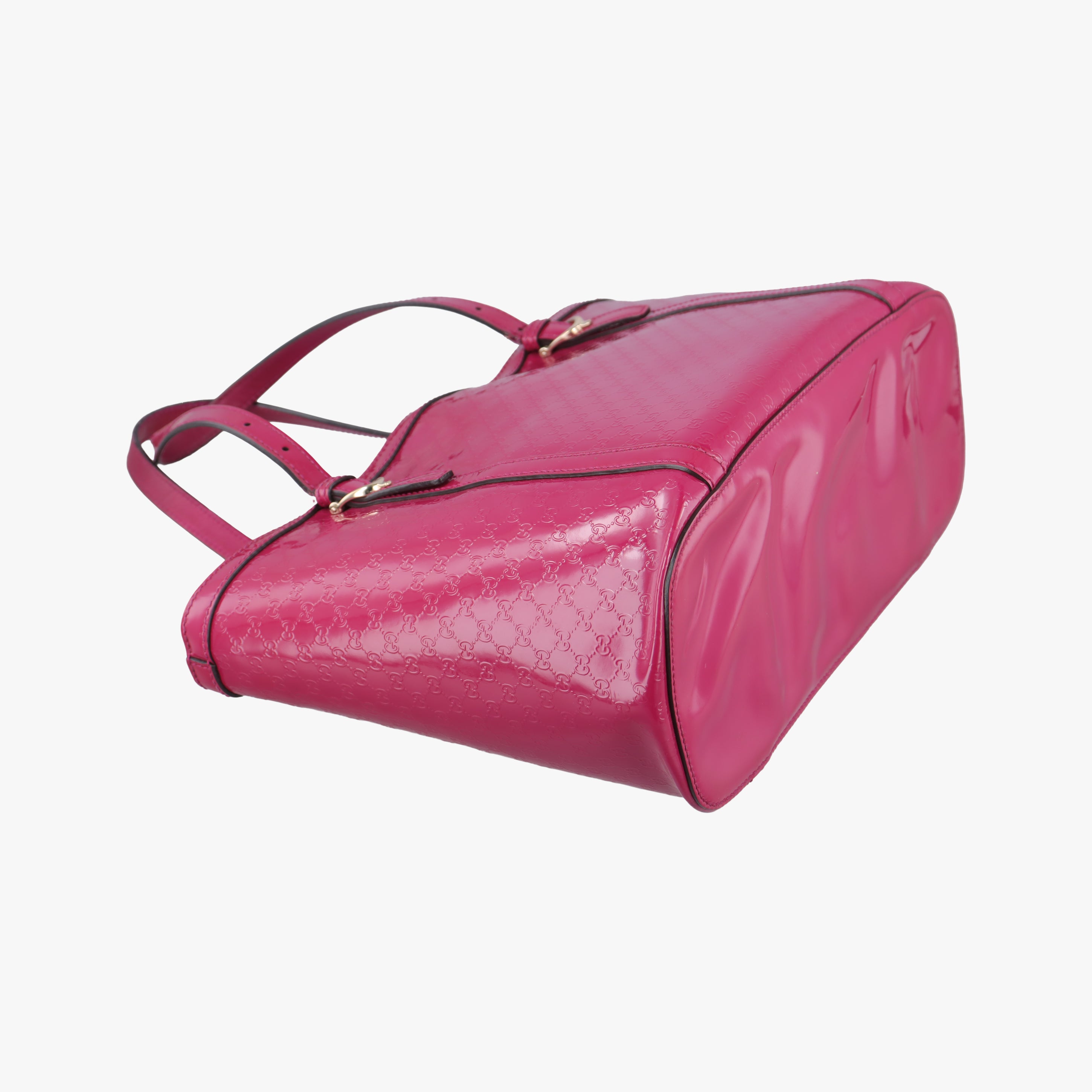 Pre-owned Gucci Microguccissima Nice Pink Patent 336776 handbag | stylenewstar