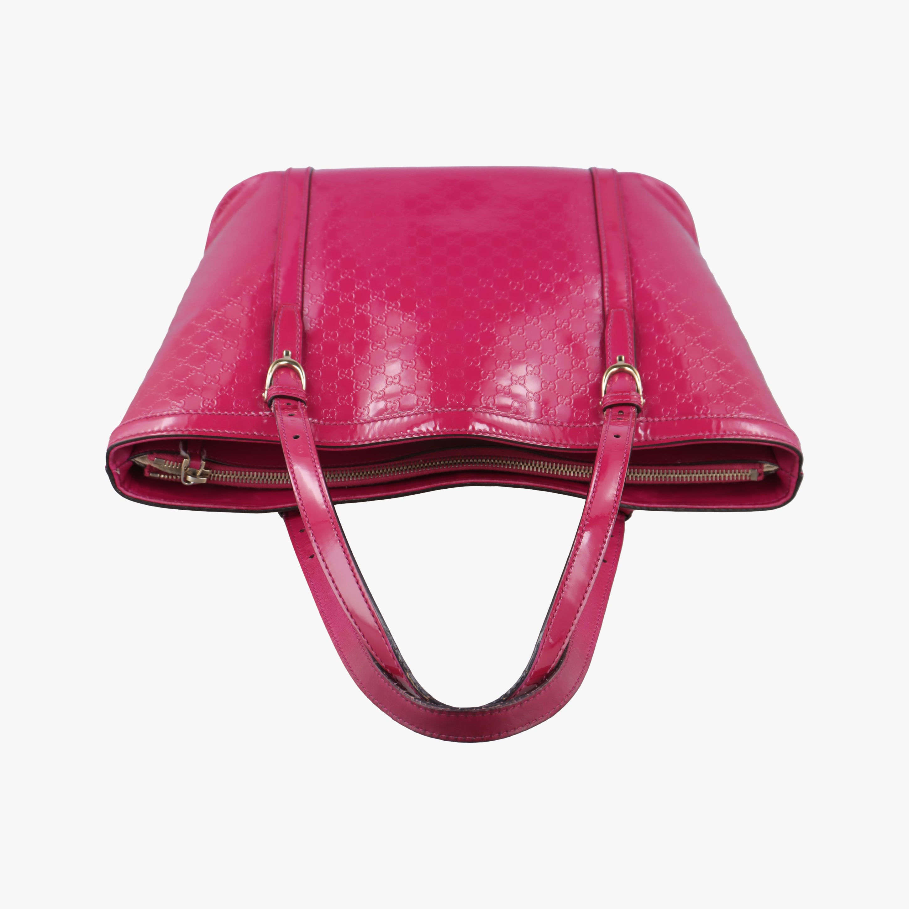 Pre-owned Gucci Microguccissima Nice Pink Patent 336776 handbag | stylenewstar