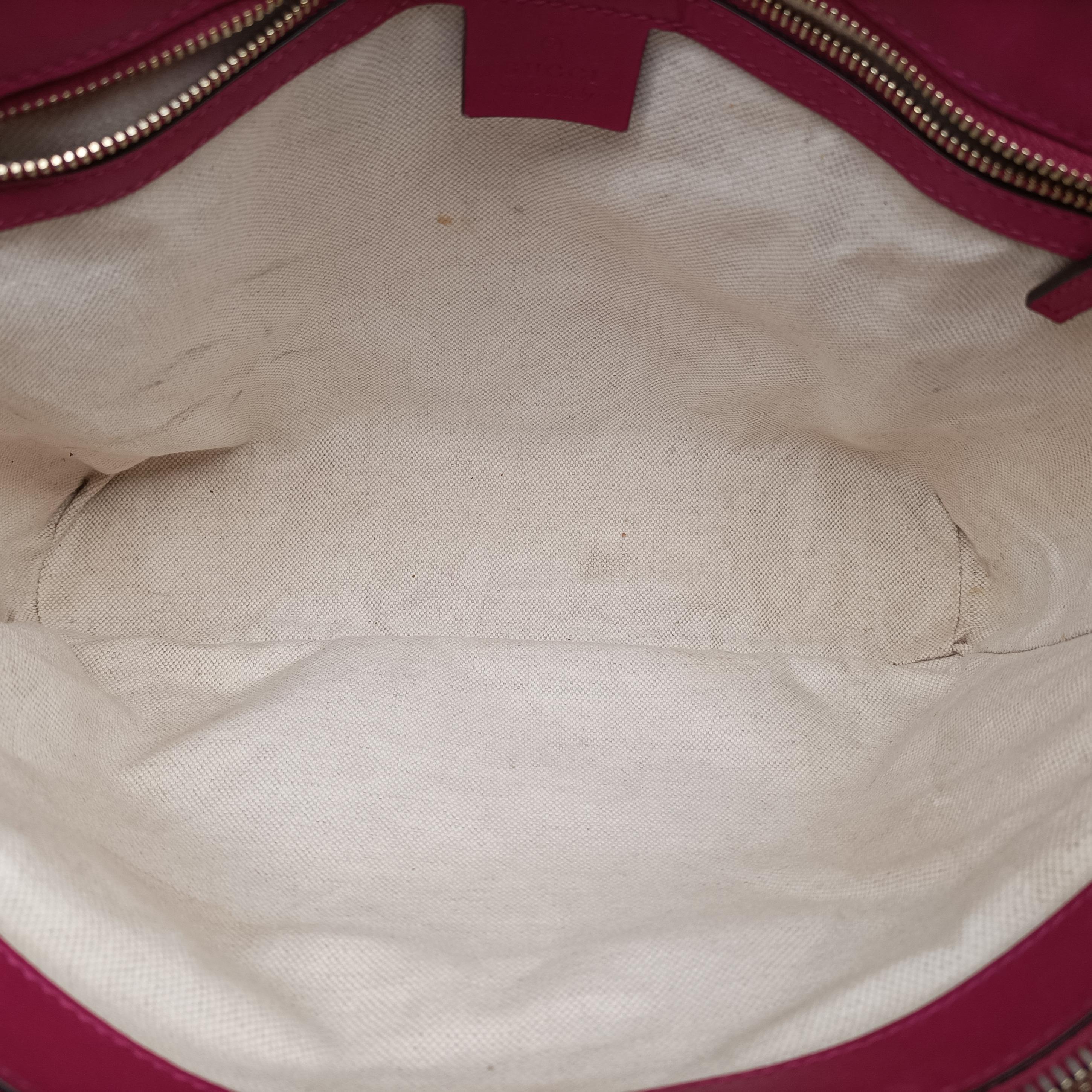 Pre-owned Gucci Microguccissima Nice Pink Patent 336776 handbag | stylenewstar