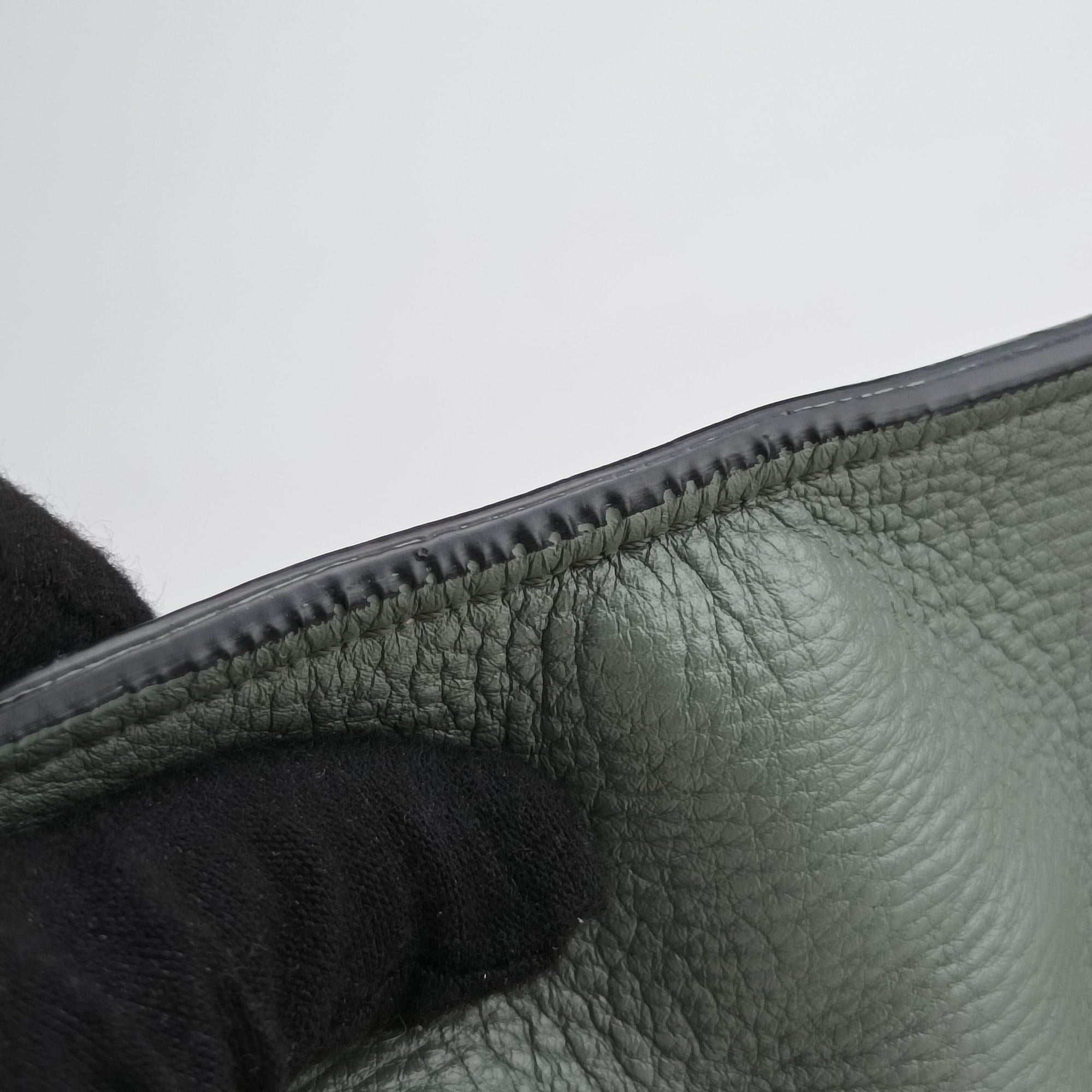 Pre-owned Celine Luggage Small Square Phantom Green Leather  handbag | stylenewstar