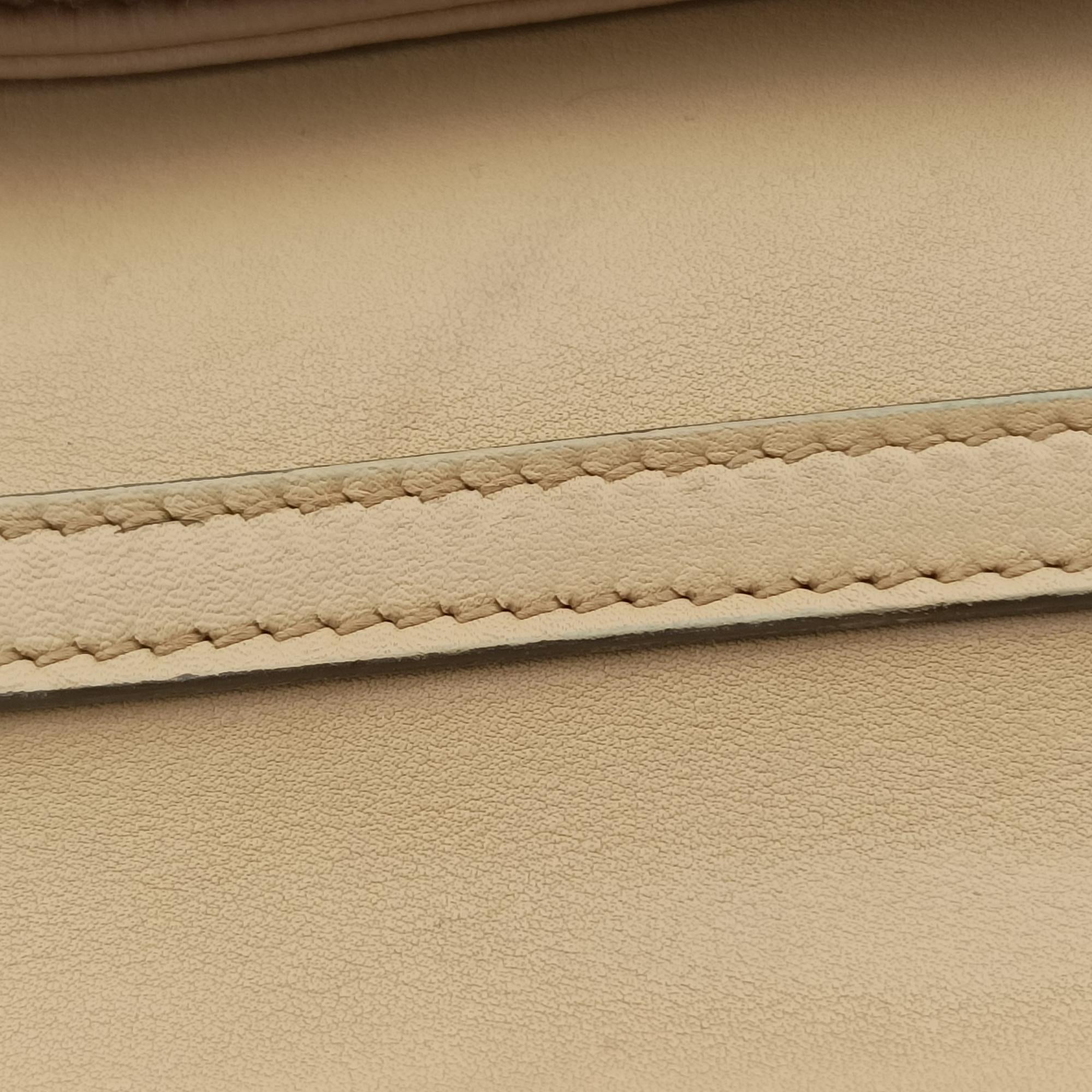 Pre-owned Gucci Broadway beige×Multicolour ponyhair×leather 283061 shoulderbag | stylenewstar
