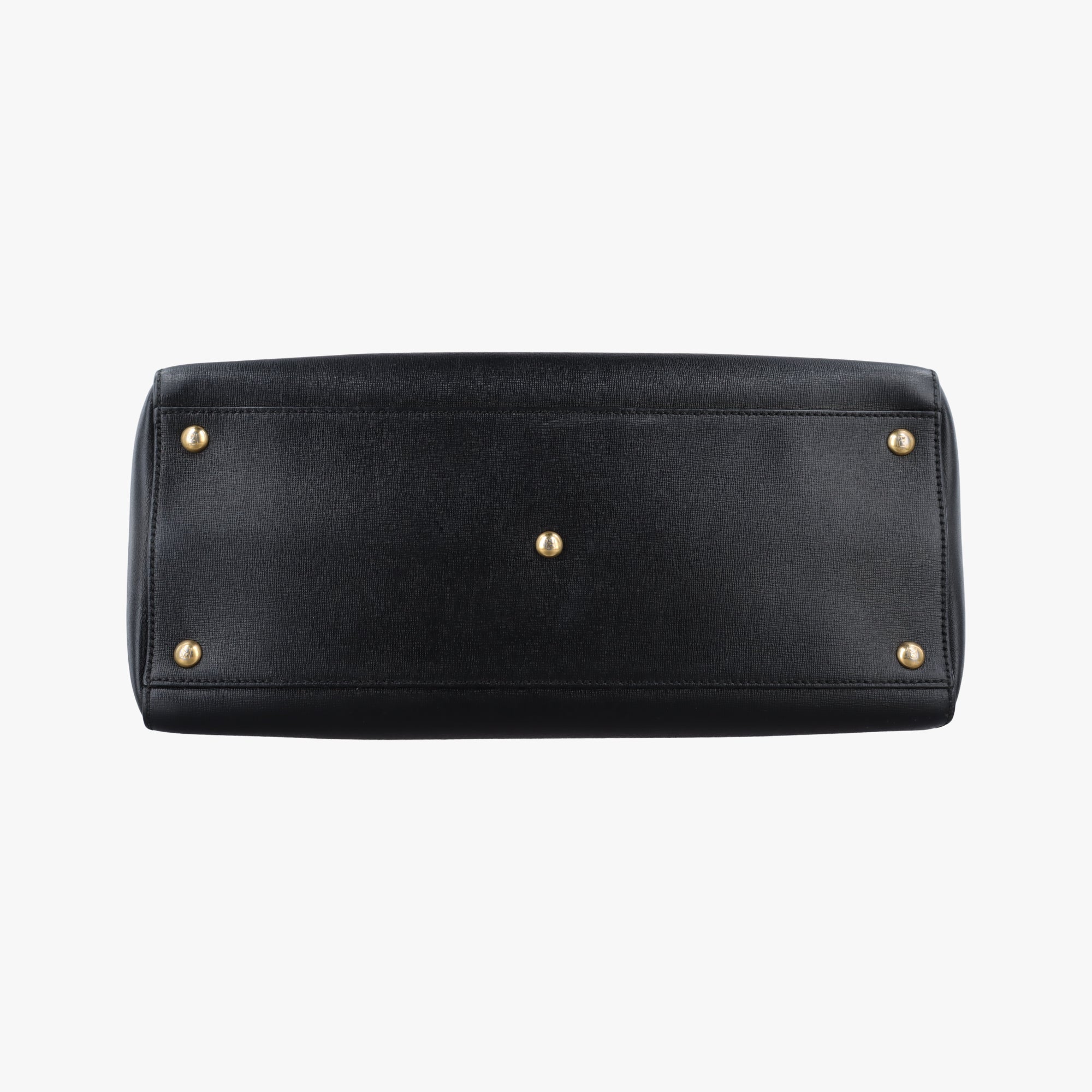 Pre-owned Fendi 2 JOURS Black Leather 8BH250 shoulderbag | stylenewstar