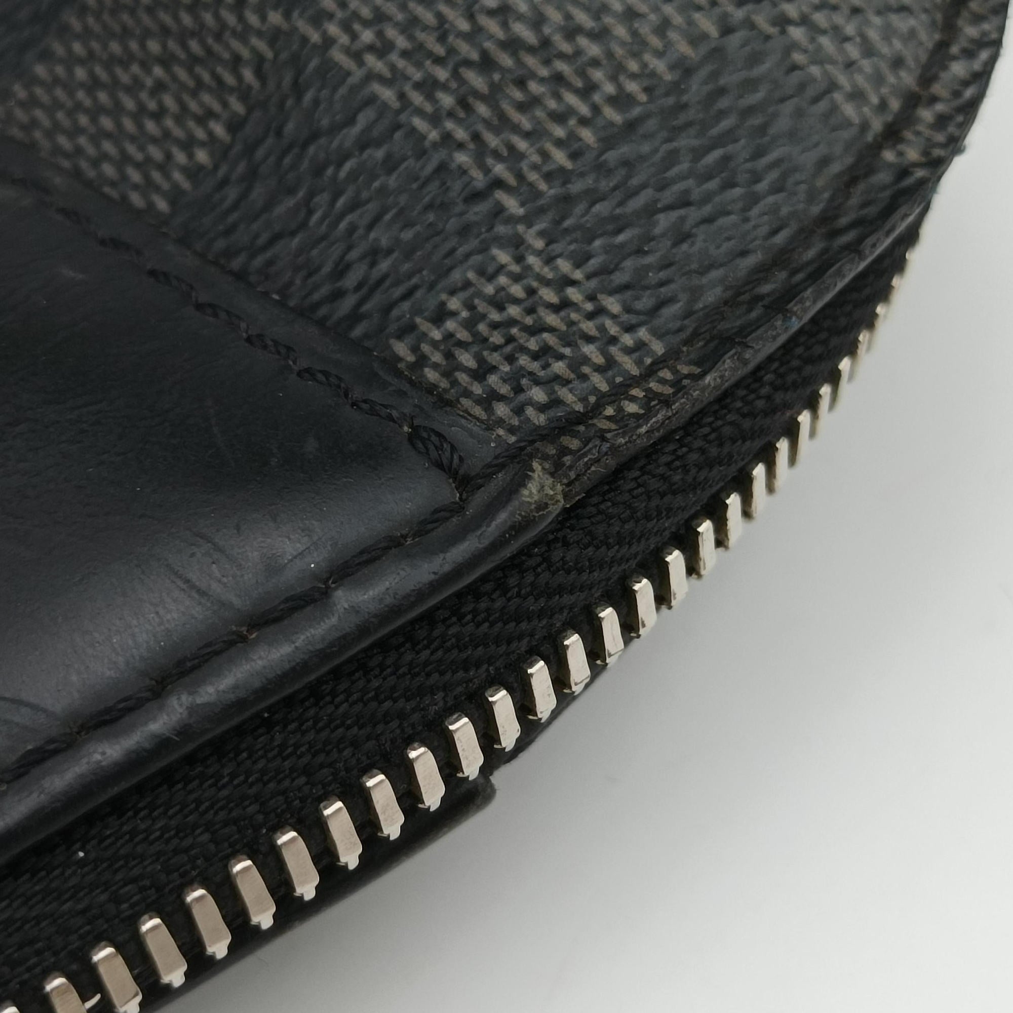 Pre-owned Louis Vuitton Porte-Documents Jour NM Noir Damier Graphite N48260 handbag | stylenewstar