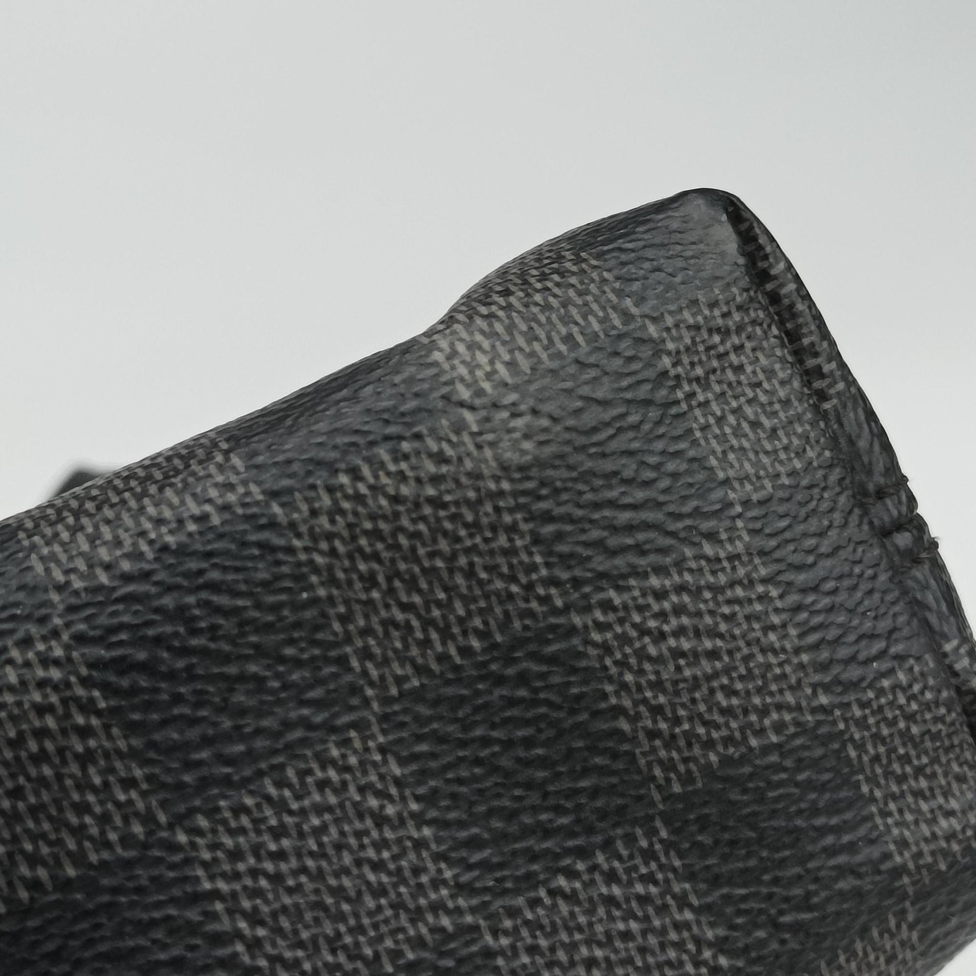 Pre-owned Louis Vuitton Porte-Documents Jour NM Noir Damier Graphite N48260 handbag | stylenewstar