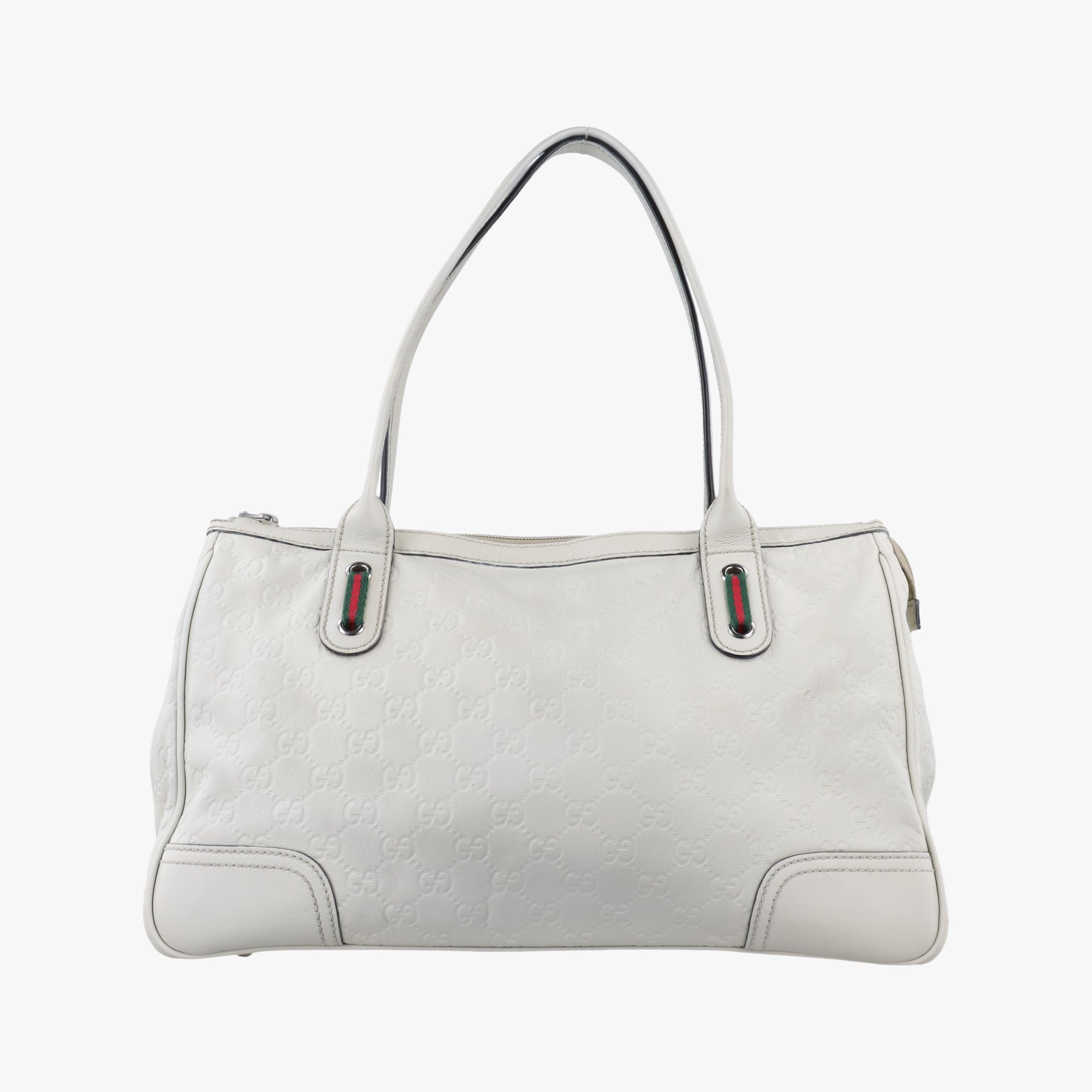 Secondhand Gucci Princy Guccissima White Leather 293599 shoulderbag | stylenewstar