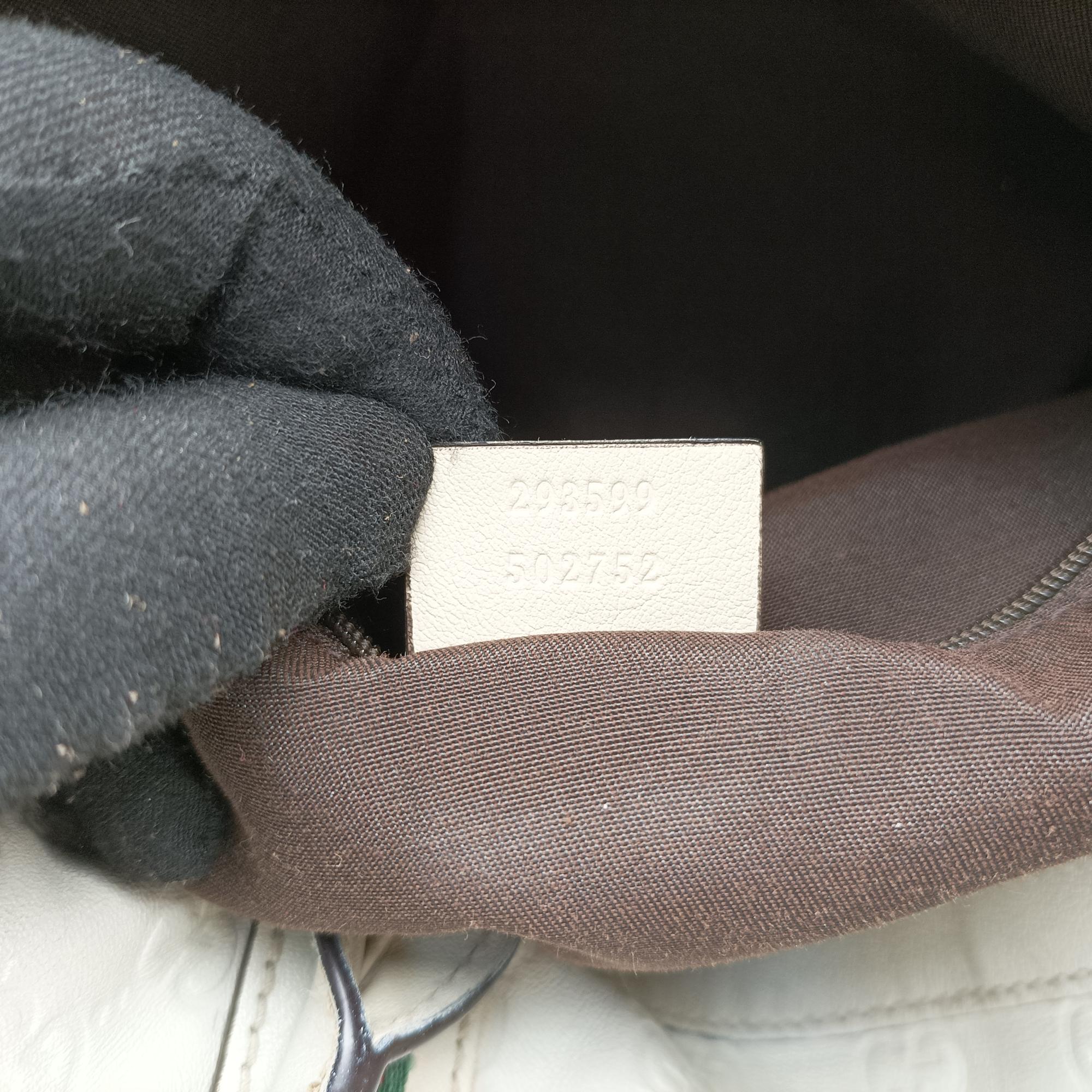 Secondhand Gucci Princy Guccissima White Leather 293599 shoulderbag | stylenewstar