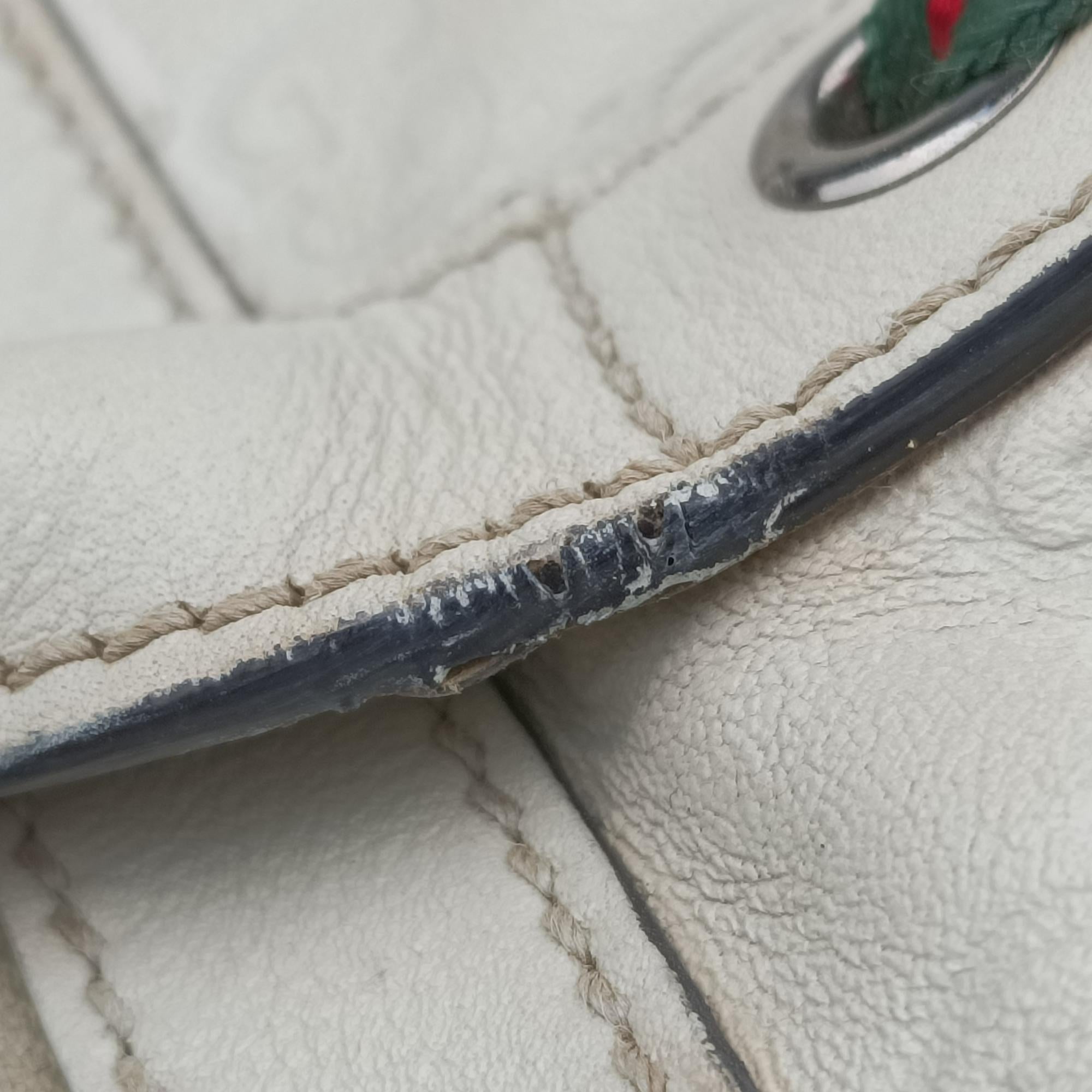 Secondhand Gucci Princy Guccissima White Leather 293599 shoulderbag | stylenewstar