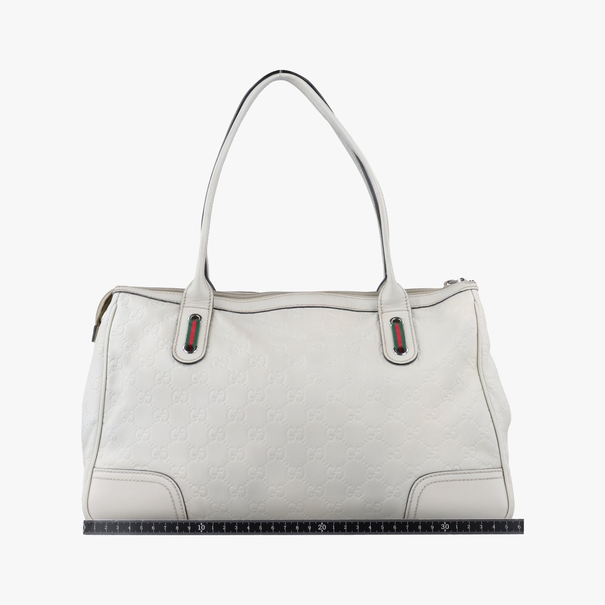 Secondhand Gucci Princy Guccissima White Leather 293599 shoulderbag | stylenewstar
