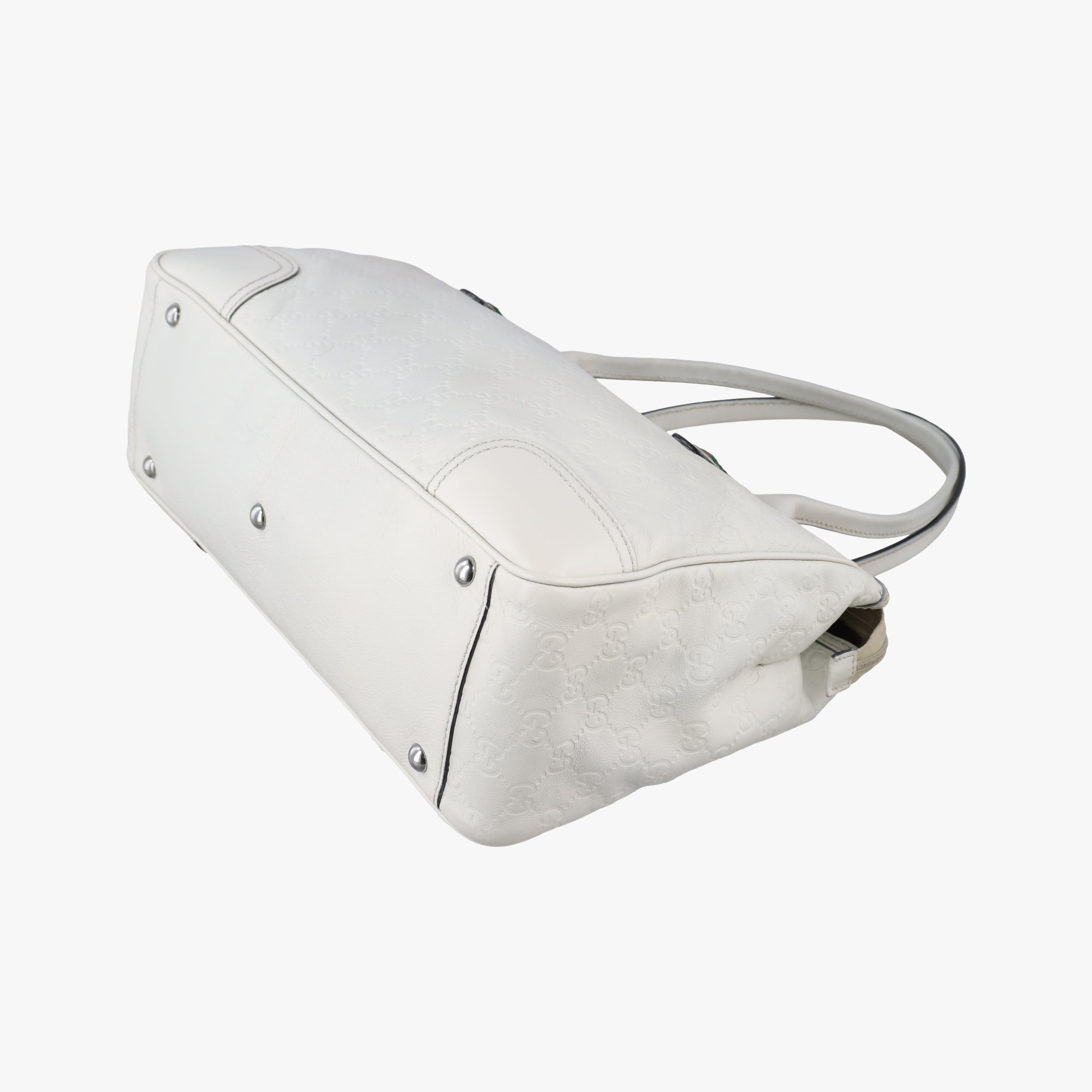 Secondhand Gucci Princy Guccissima White Leather 293599 shoulderbag | stylenewstar