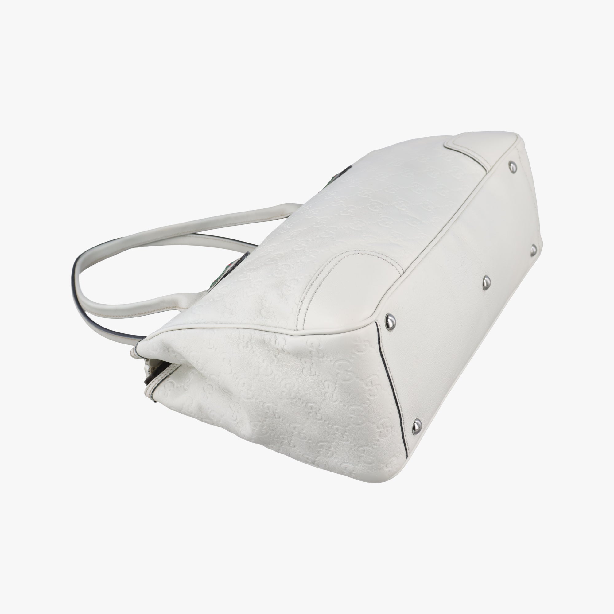 Secondhand Gucci Princy Guccissima White Leather 293599 shoulderbag | stylenewstar