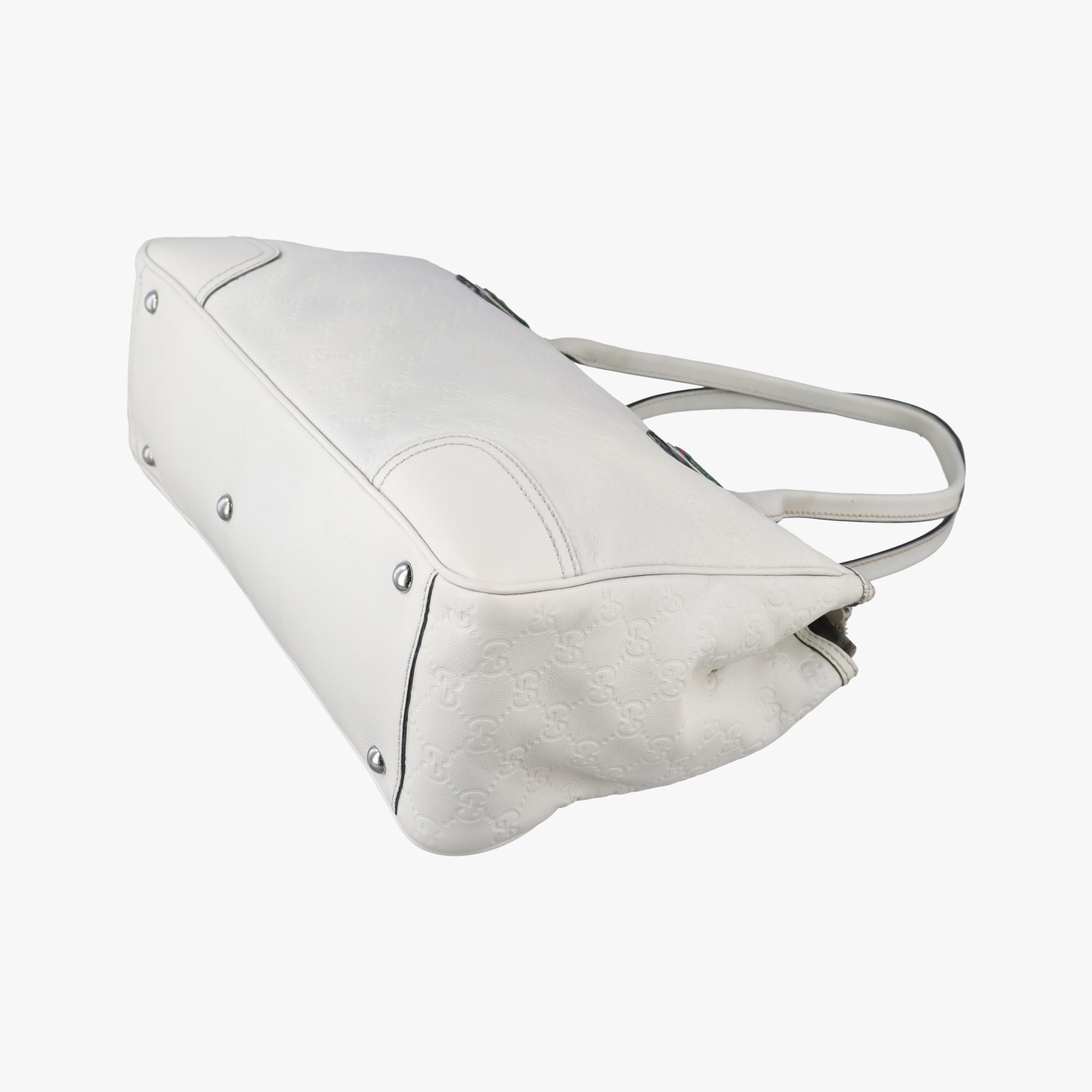 Secondhand Gucci Princy Guccissima White Leather 293599 shoulderbag | stylenewstar