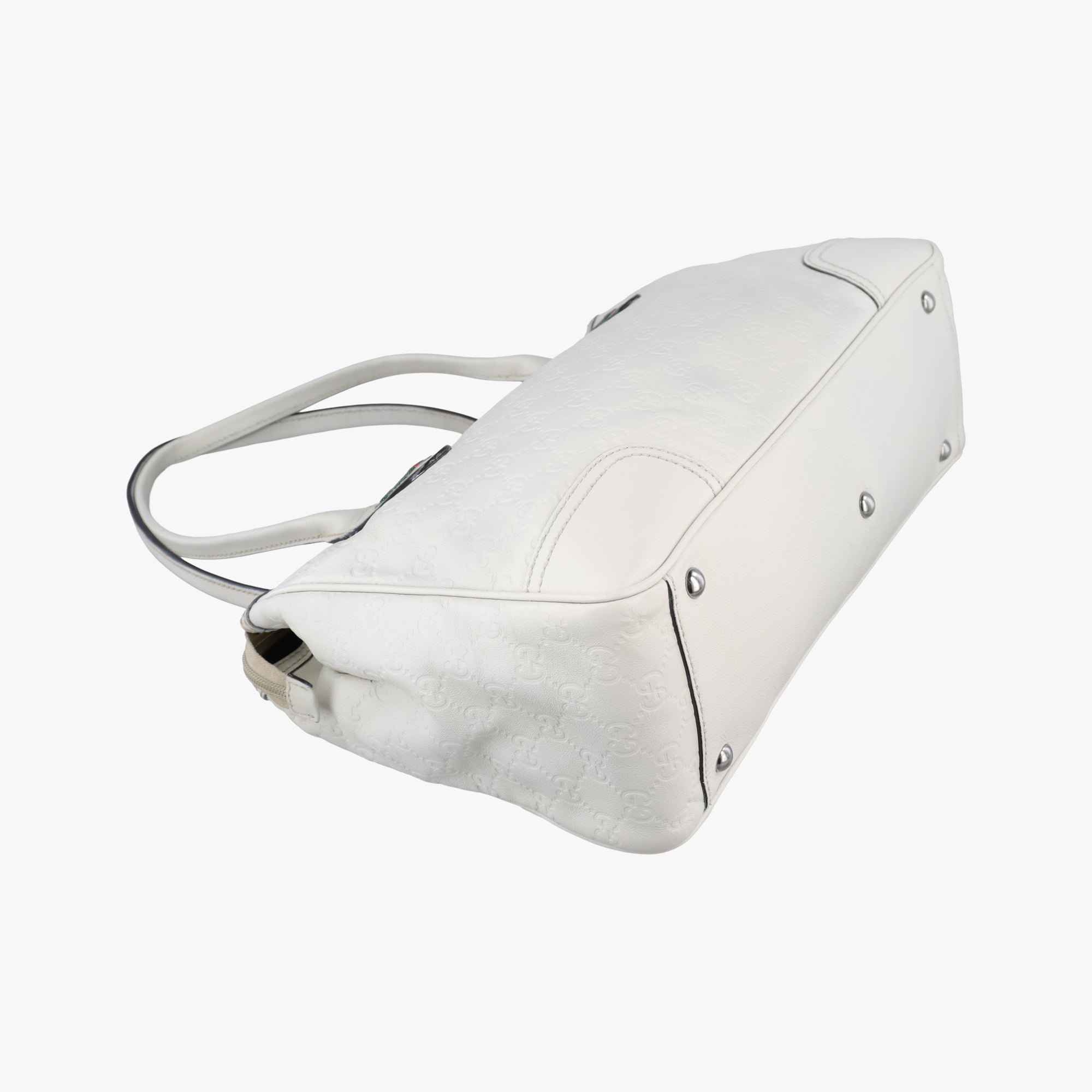 Secondhand Gucci Princy Guccissima White Leather 293599 shoulderbag | stylenewstar