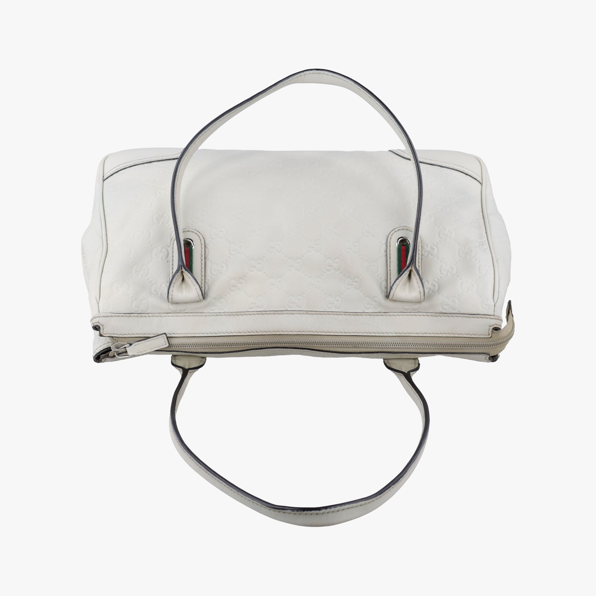 Secondhand Gucci Princy Guccissima White Leather 293599 shoulderbag | stylenewstar