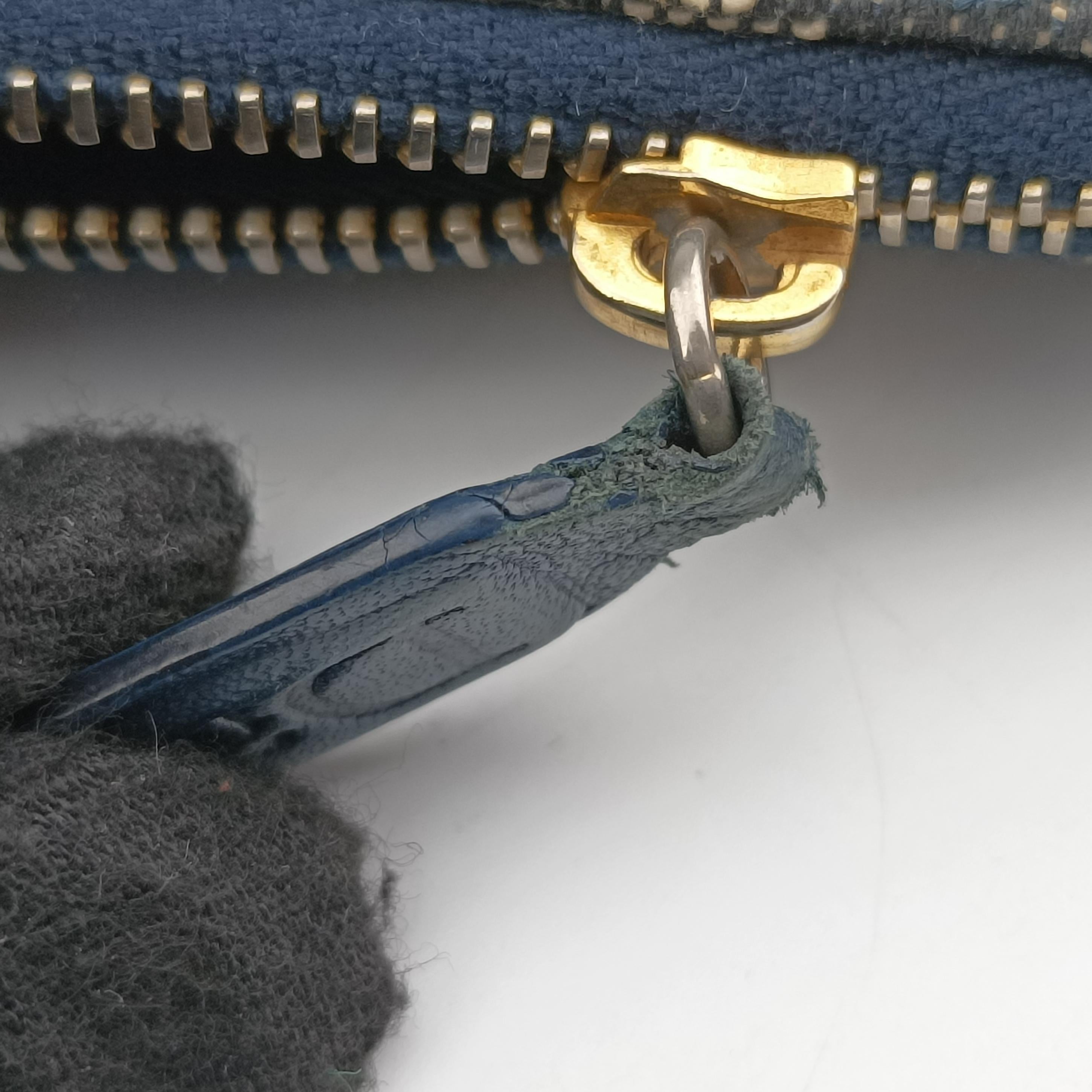 Secondhand Christian Dior Saddle Navy Jacquard  handbag | stylenewstar