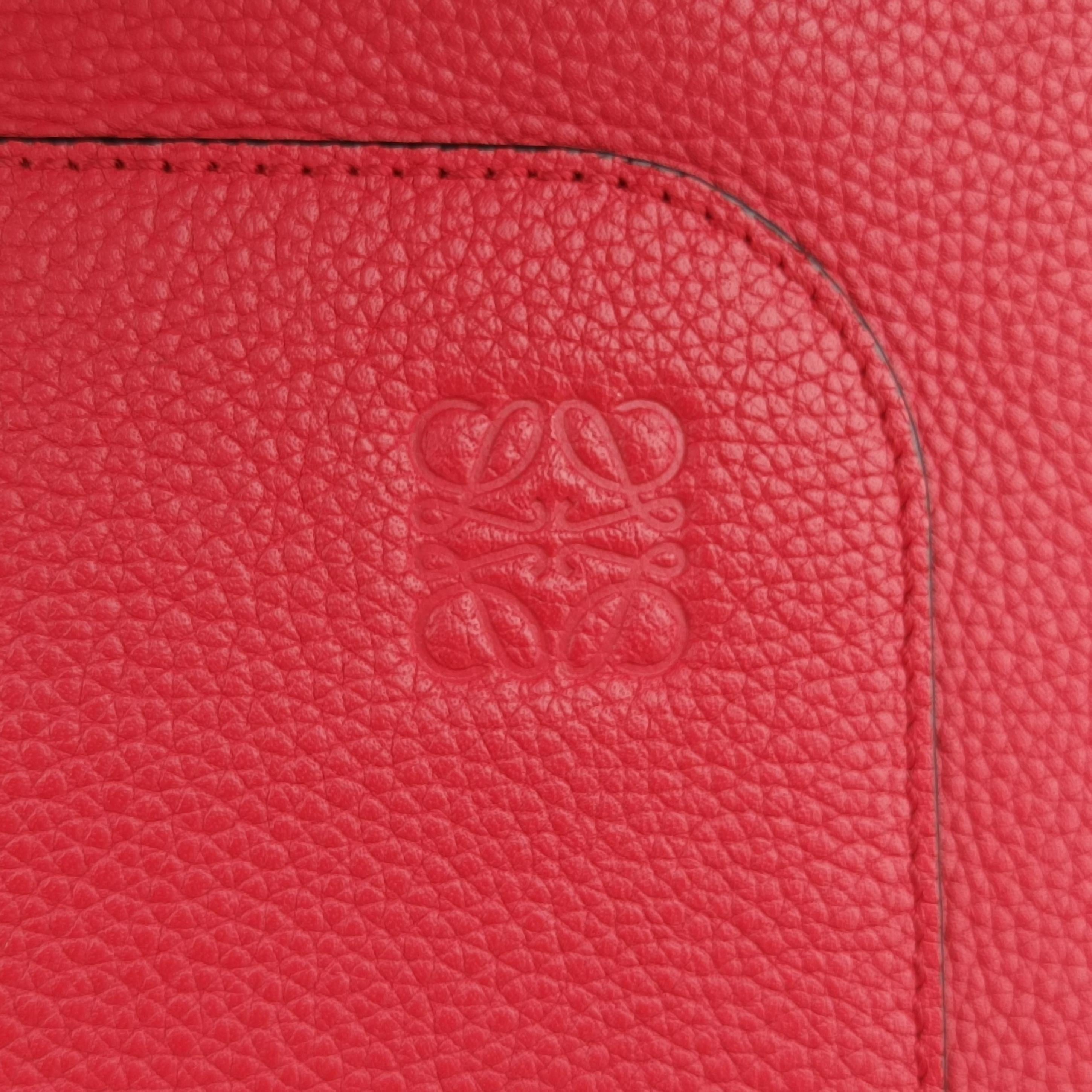Pre-owned Loewe Goya Small Red Leather  backpack/rucksack | stylenewstar