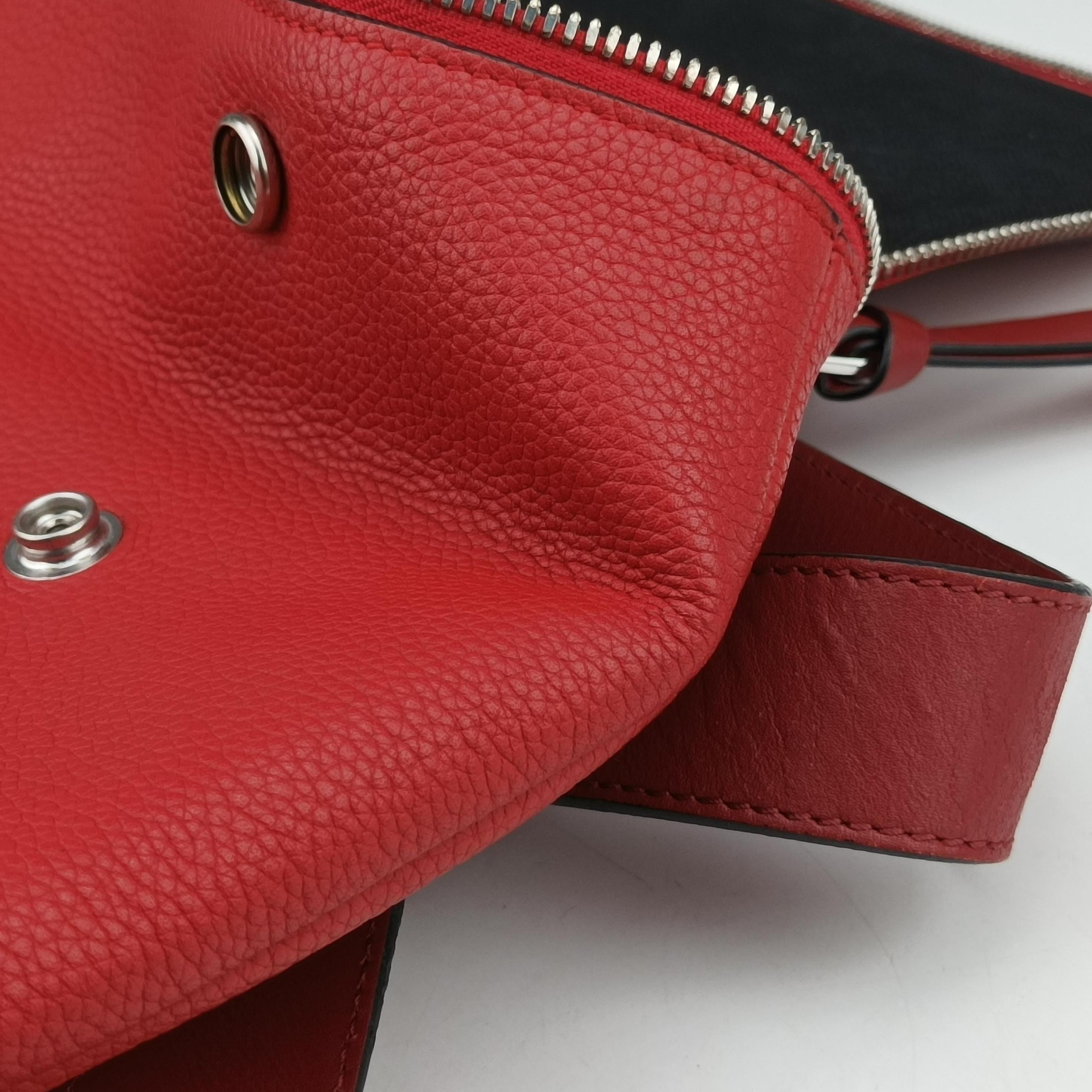 Pre-owned Loewe Goya Small Red Leather  backpack/rucksack | stylenewstar