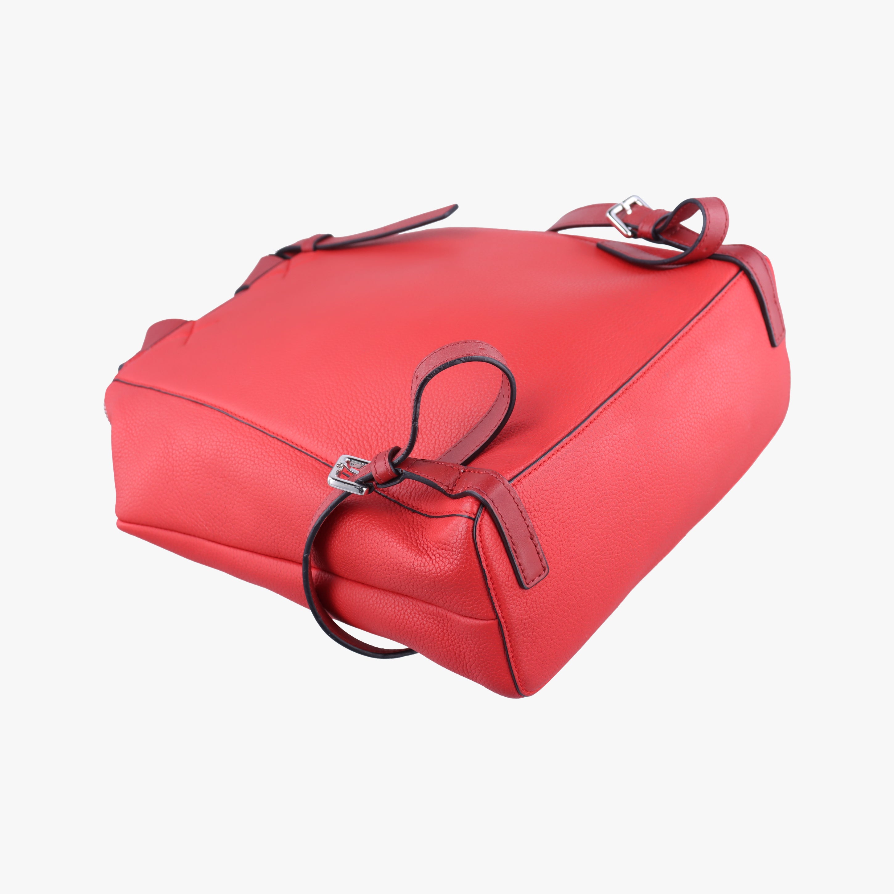 Pre-owned Loewe Goya Small Red Leather  backpack/rucksack | stylenewstar
