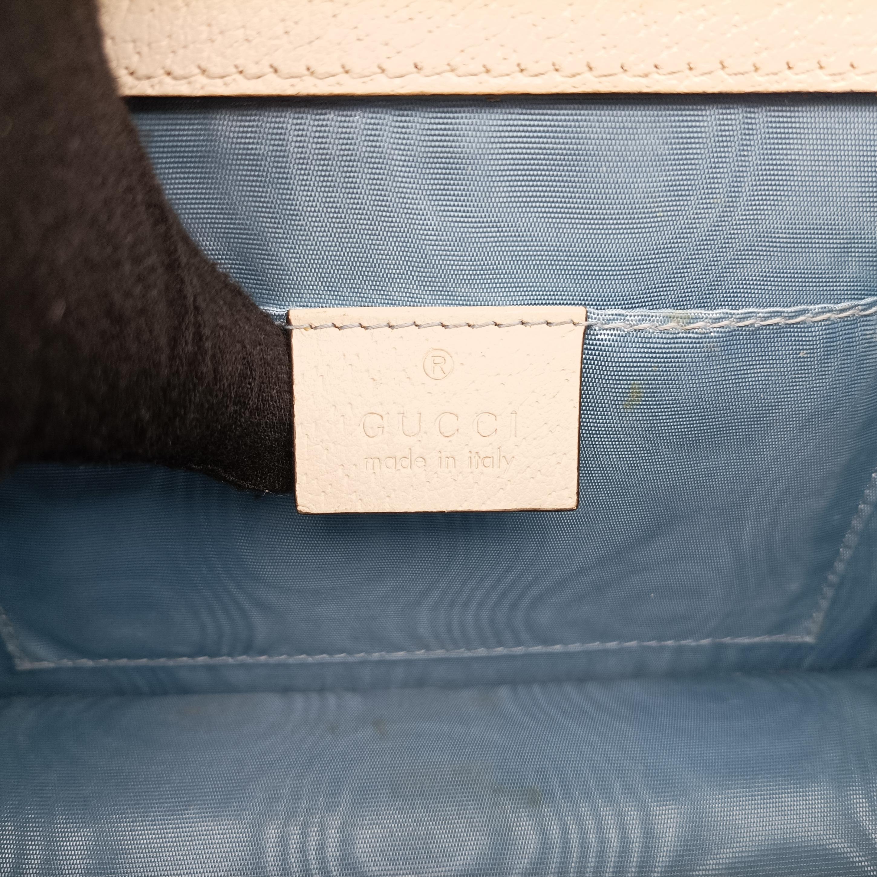 Pre-owned Gucci Sylvie White Leather 470270 shoulderbag | stylenewstar