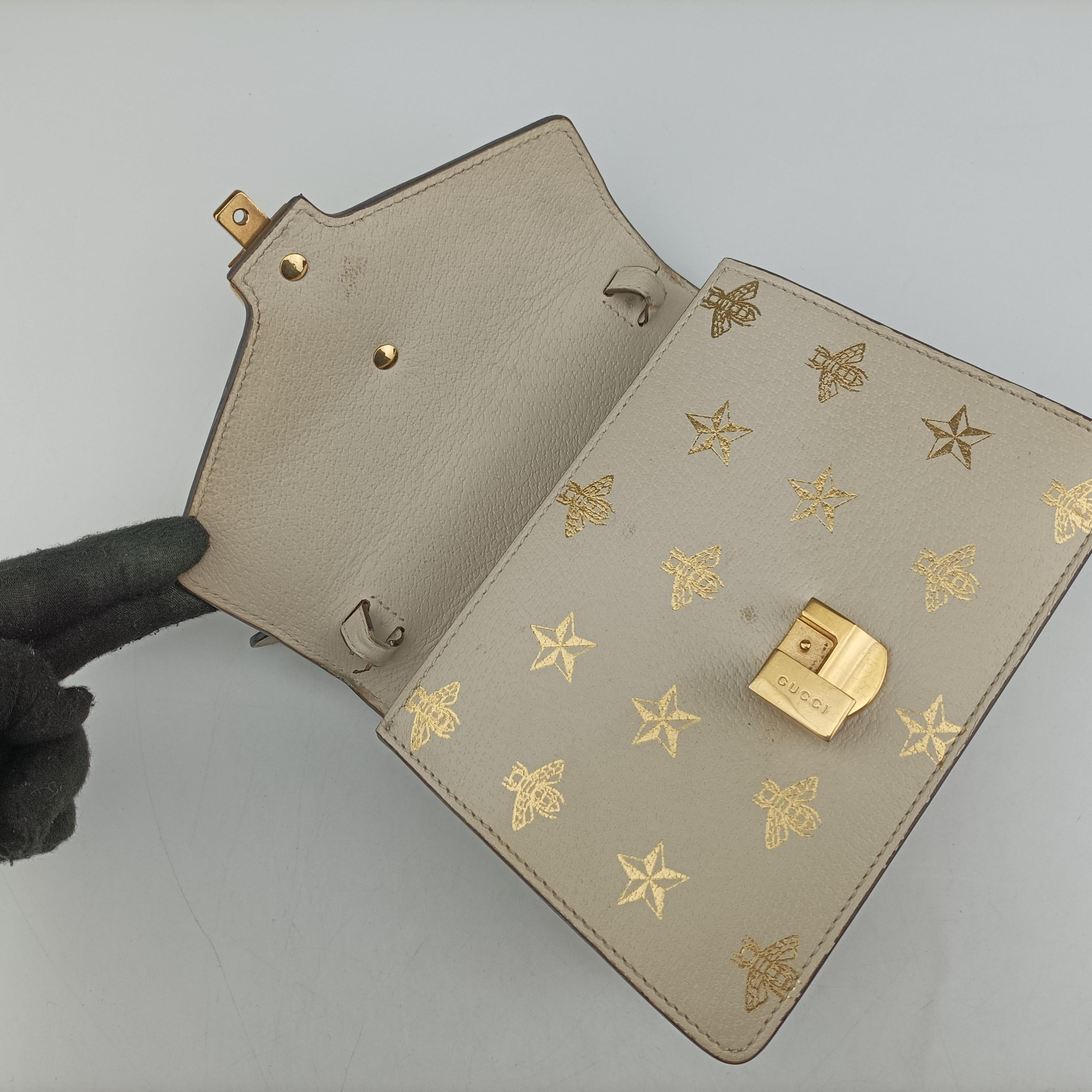 Pre-owned Gucci Sylvie White Leather 470270 shoulderbag | stylenewstar