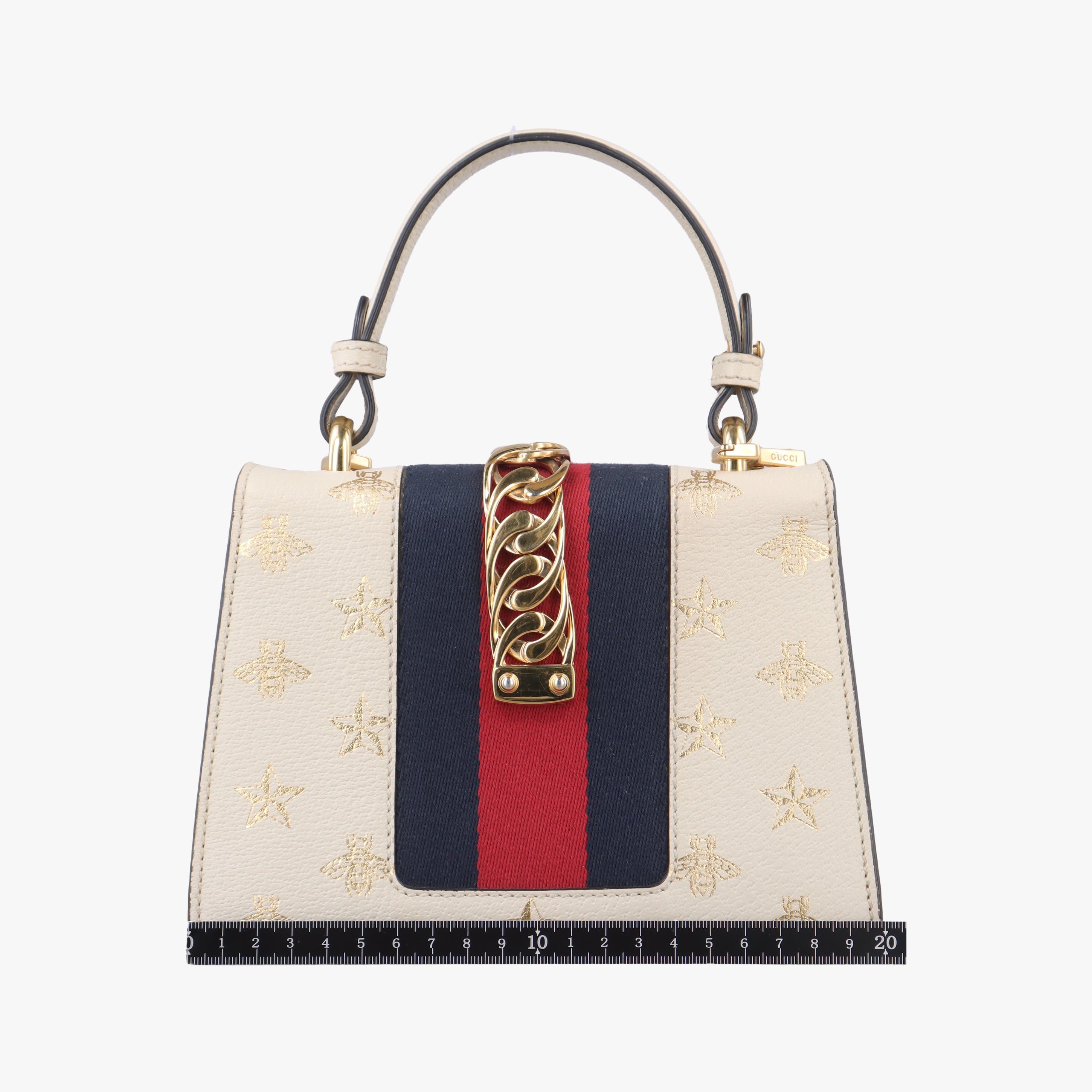 Pre-owned Gucci Sylvie White Leather 470270 shoulderbag | stylenewstar