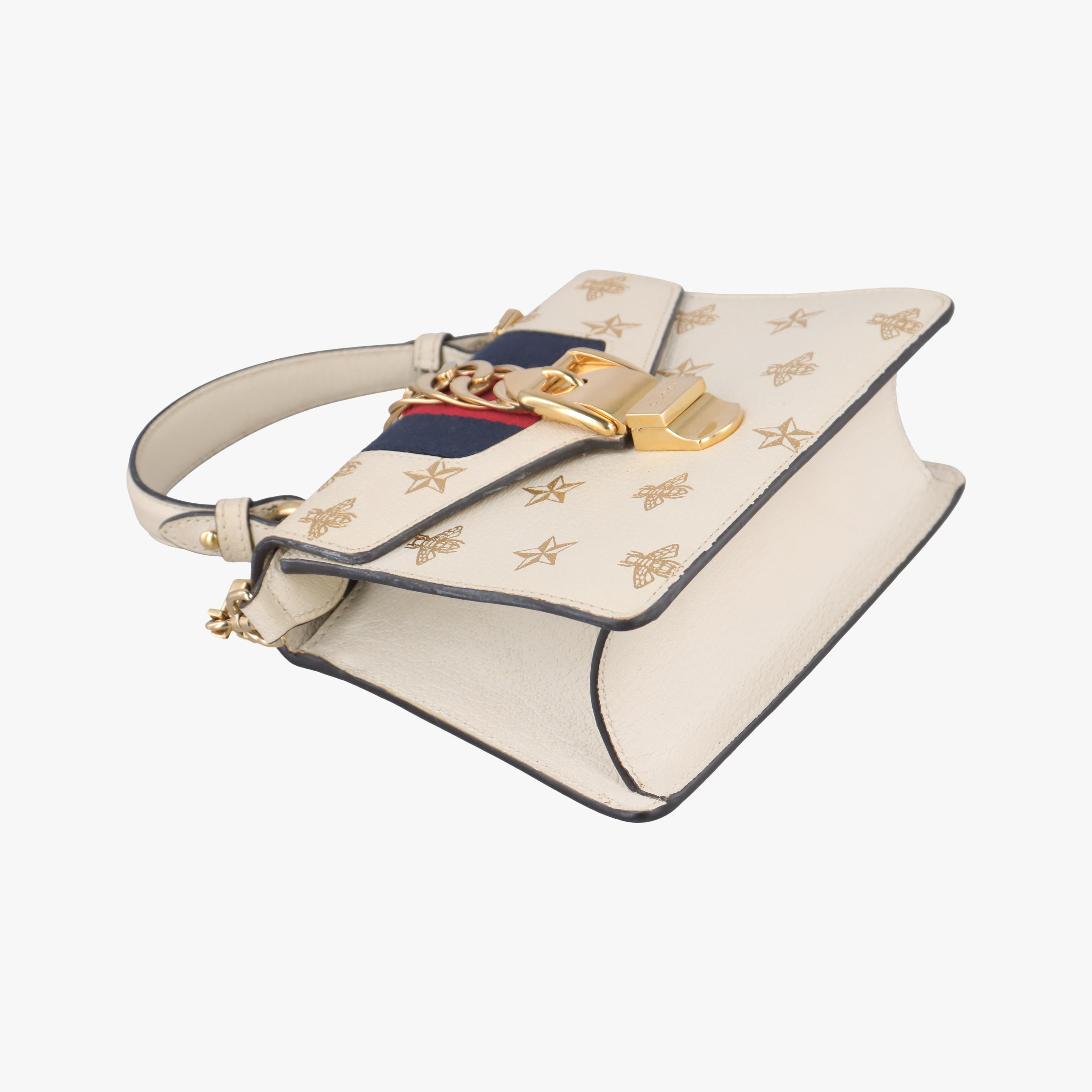 Pre-owned Gucci Sylvie White Leather 470270 shoulderbag | stylenewstar