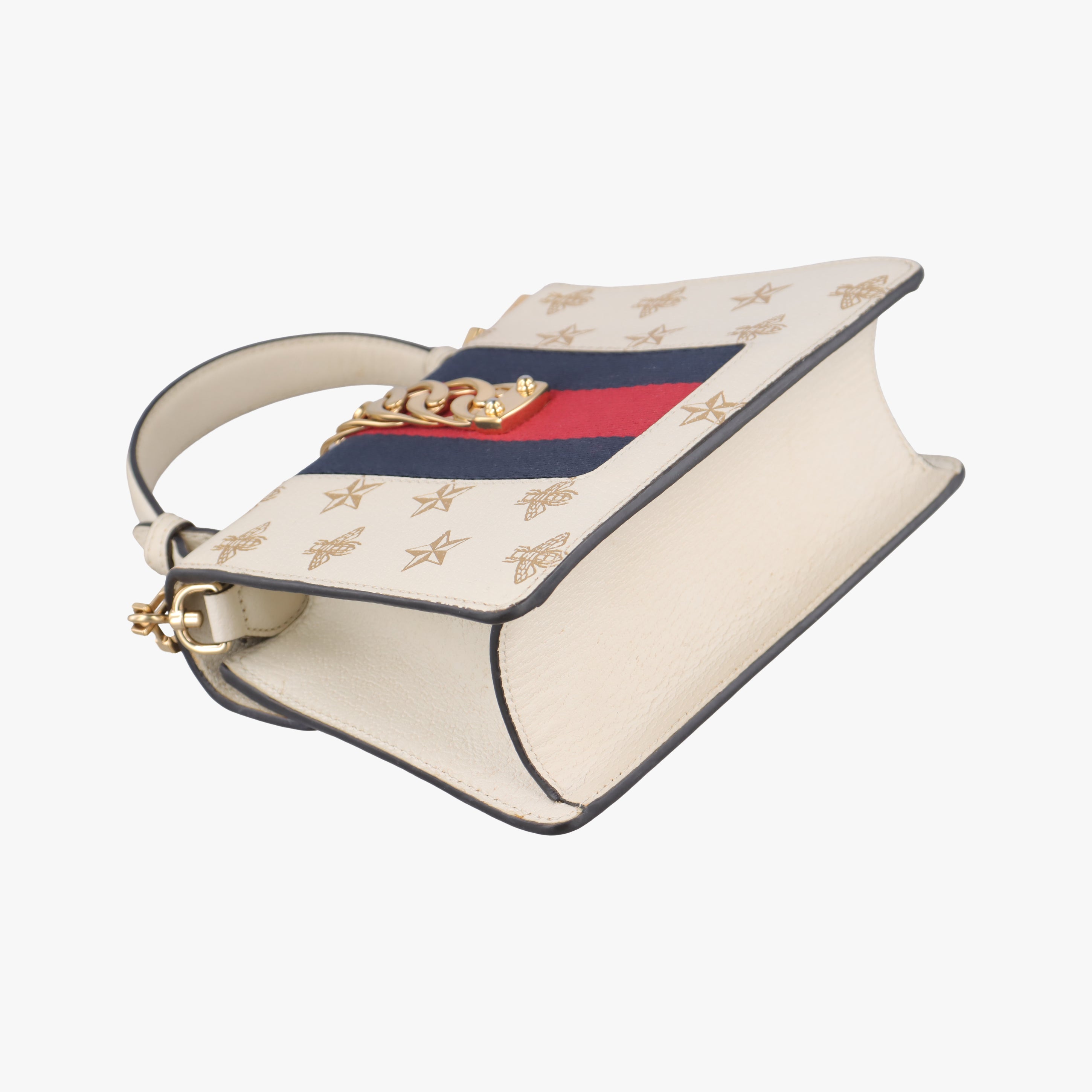 Pre-owned Gucci Sylvie White Leather 470270 shoulderbag | stylenewstar