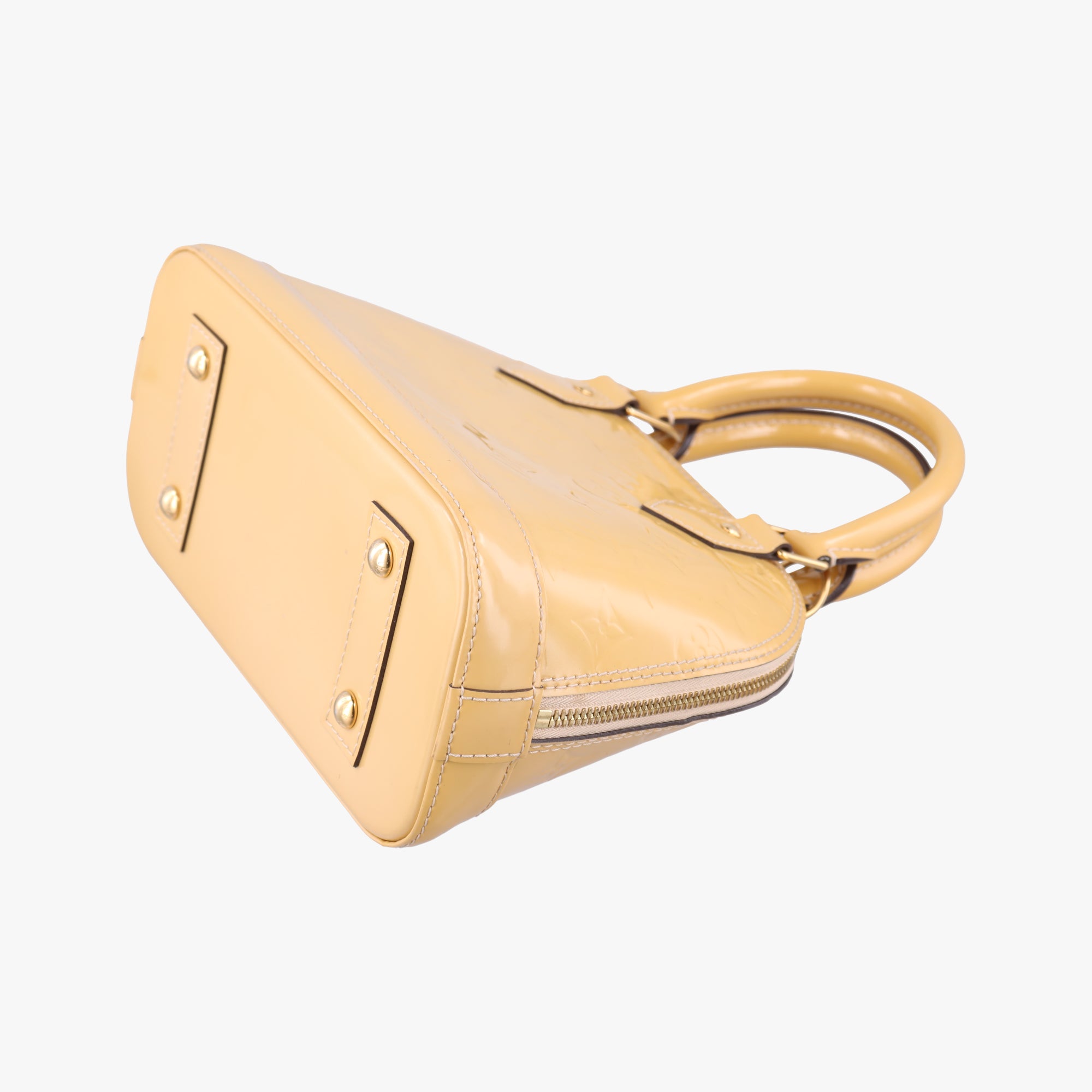 Secondhand Louis Vuitton Alma BB Citrine Vernis M90104 shoulderbag | stylenewstar