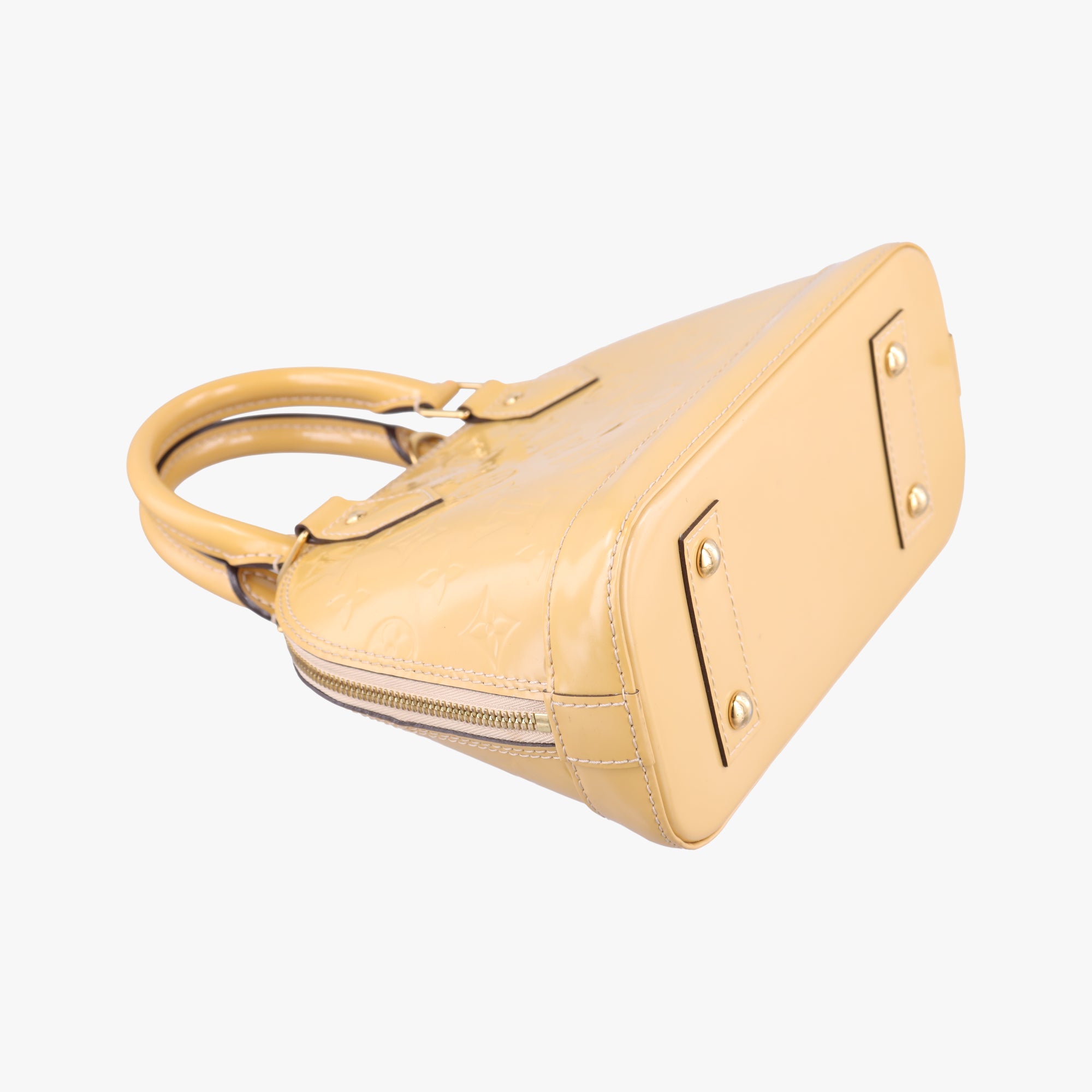 Secondhand Louis Vuitton Alma BB Citrine Vernis M90104 shoulderbag | stylenewstar