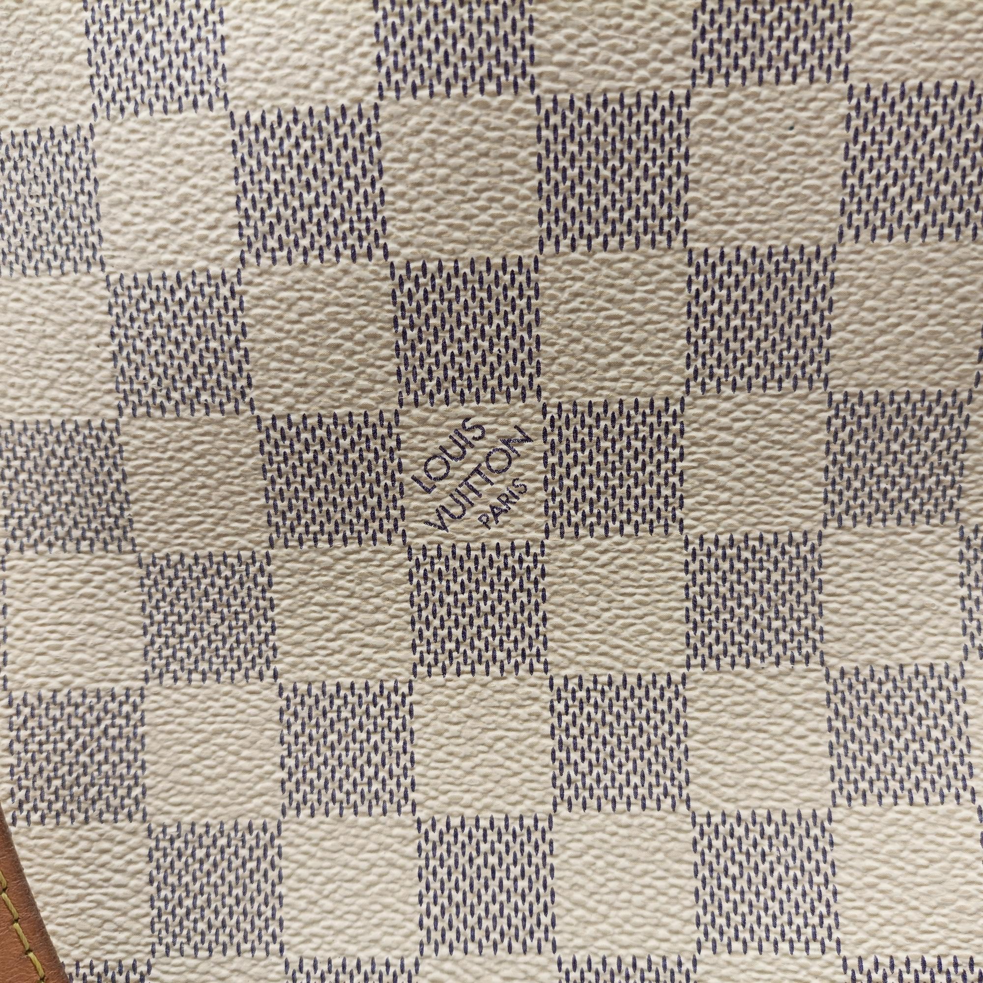 Pre-owned Louis Vuitton NEVERFULL MM AZUR Damier Canvas N51107 shoulderbag | stylenewstar