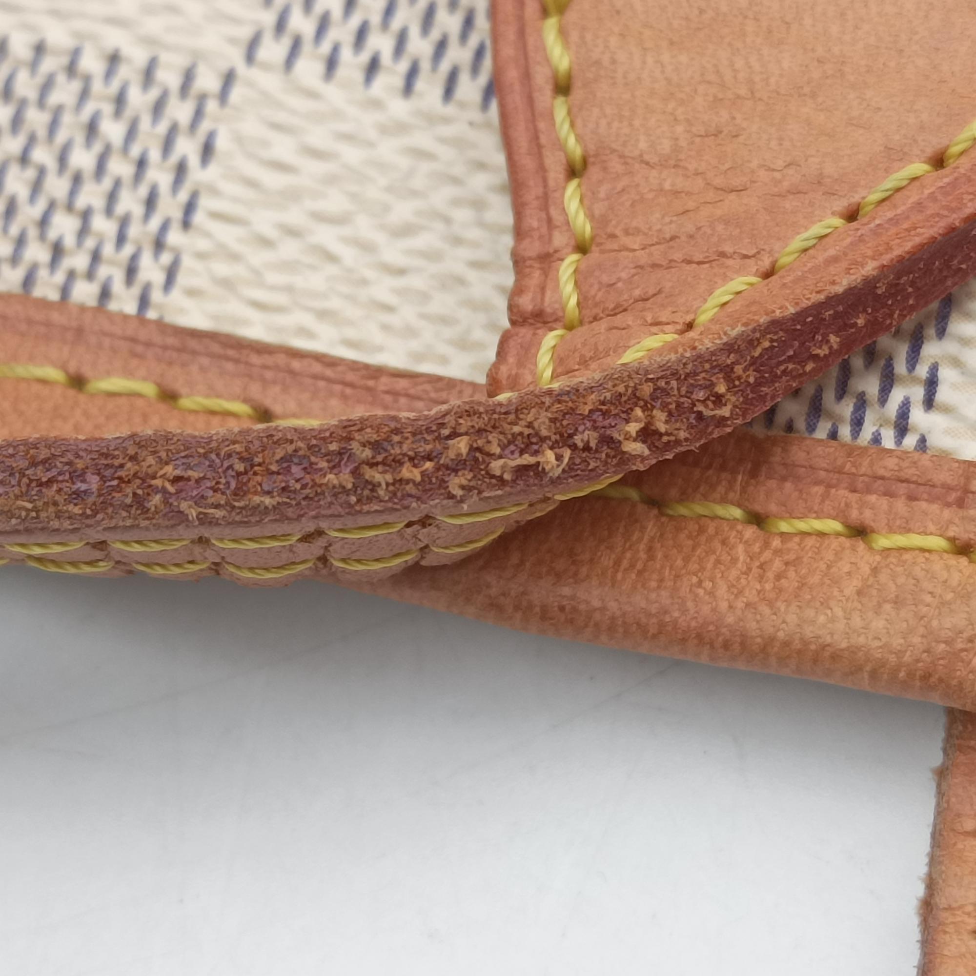 Pre-owned Louis Vuitton NEVERFULL MM AZUR Damier Canvas N51107 shoulderbag | stylenewstar