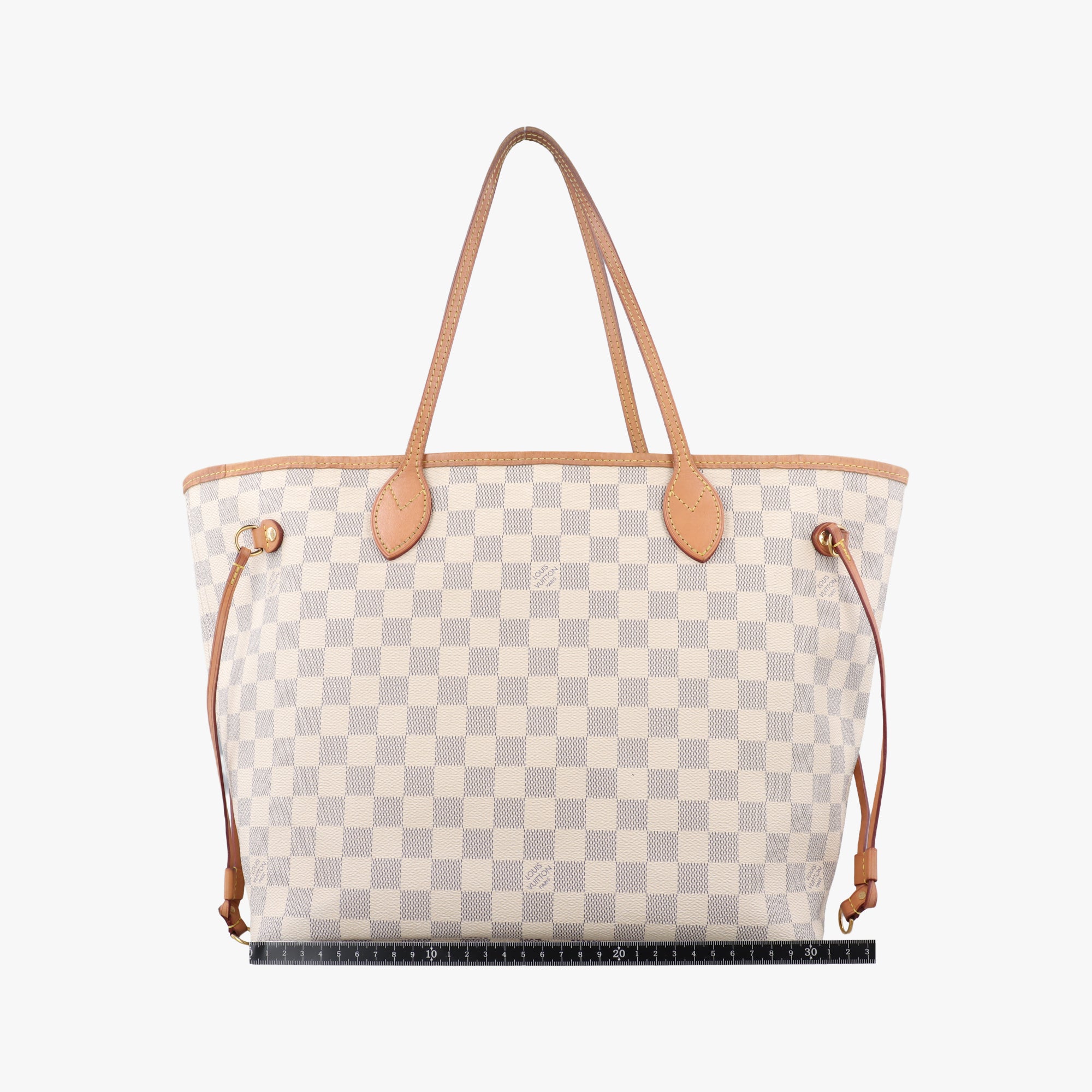 Pre-owned Louis Vuitton NEVERFULL MM AZUR Damier Canvas N51107 shoulderbag | stylenewstar