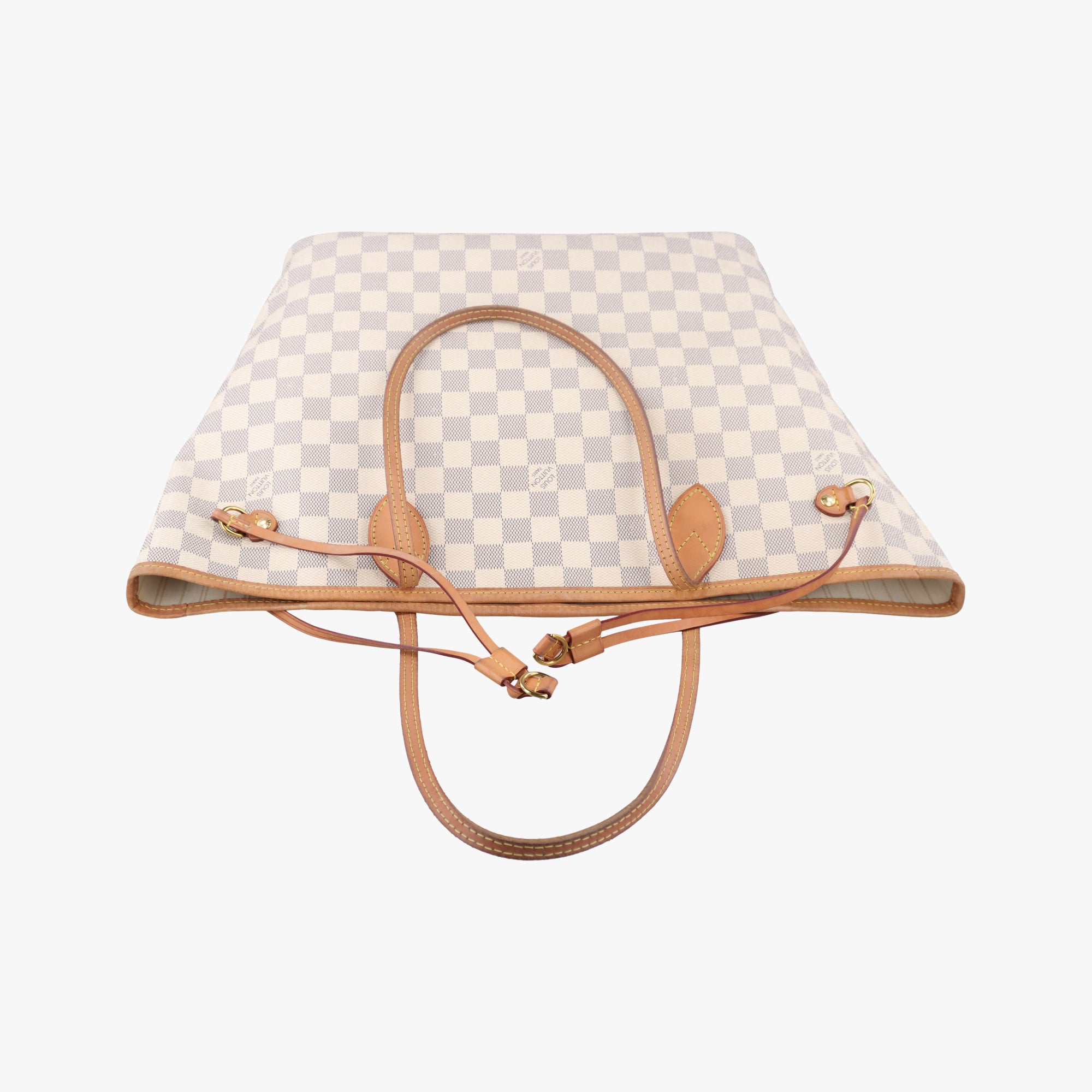 Pre-owned Louis Vuitton NEVERFULL MM AZUR Damier Canvas N51107 shoulderbag | stylenewstar