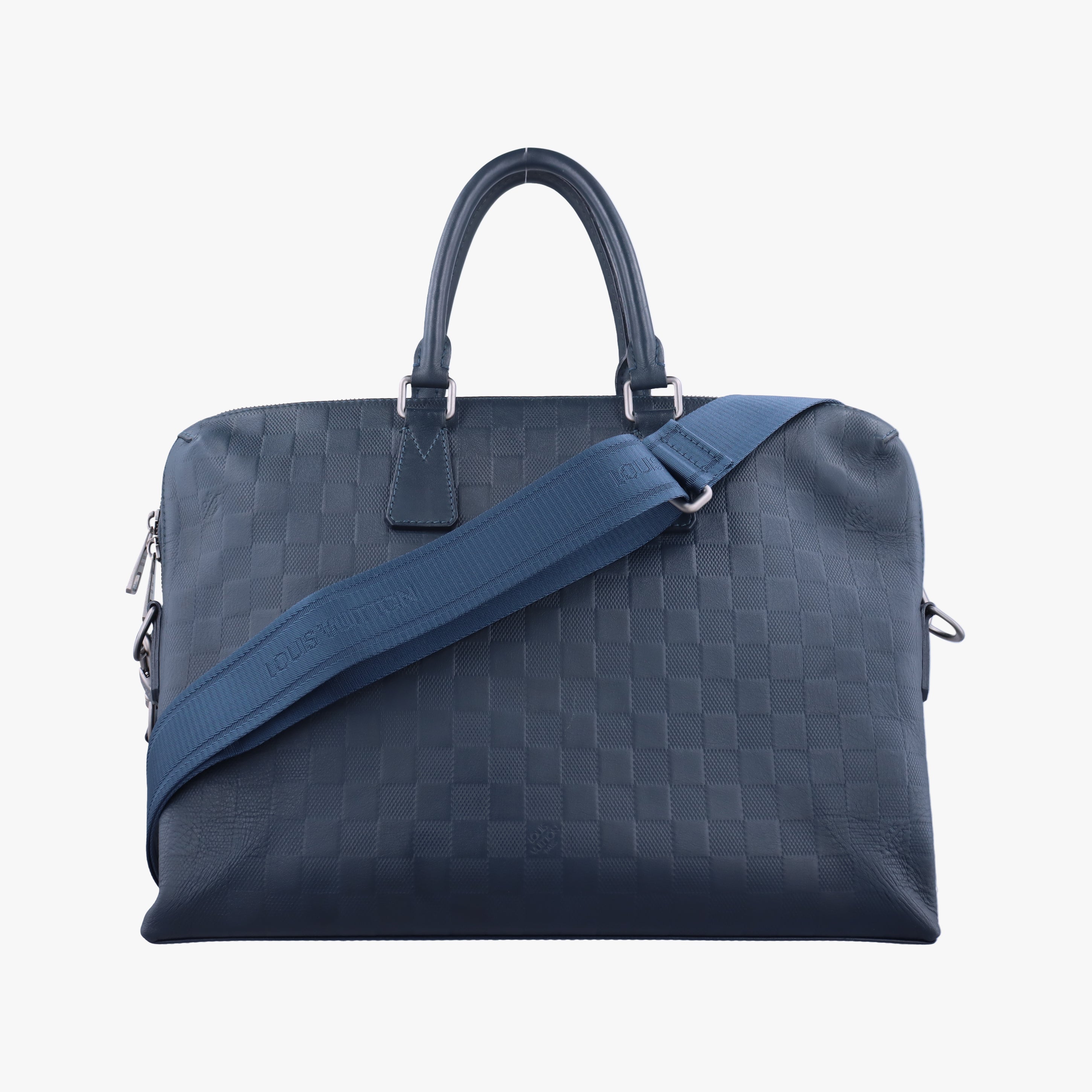 Pre-owned Louis Vuitton Porte-Document-Jour Business Cosmos Damier Infinie N41327 shoulderbag | stylenewstar