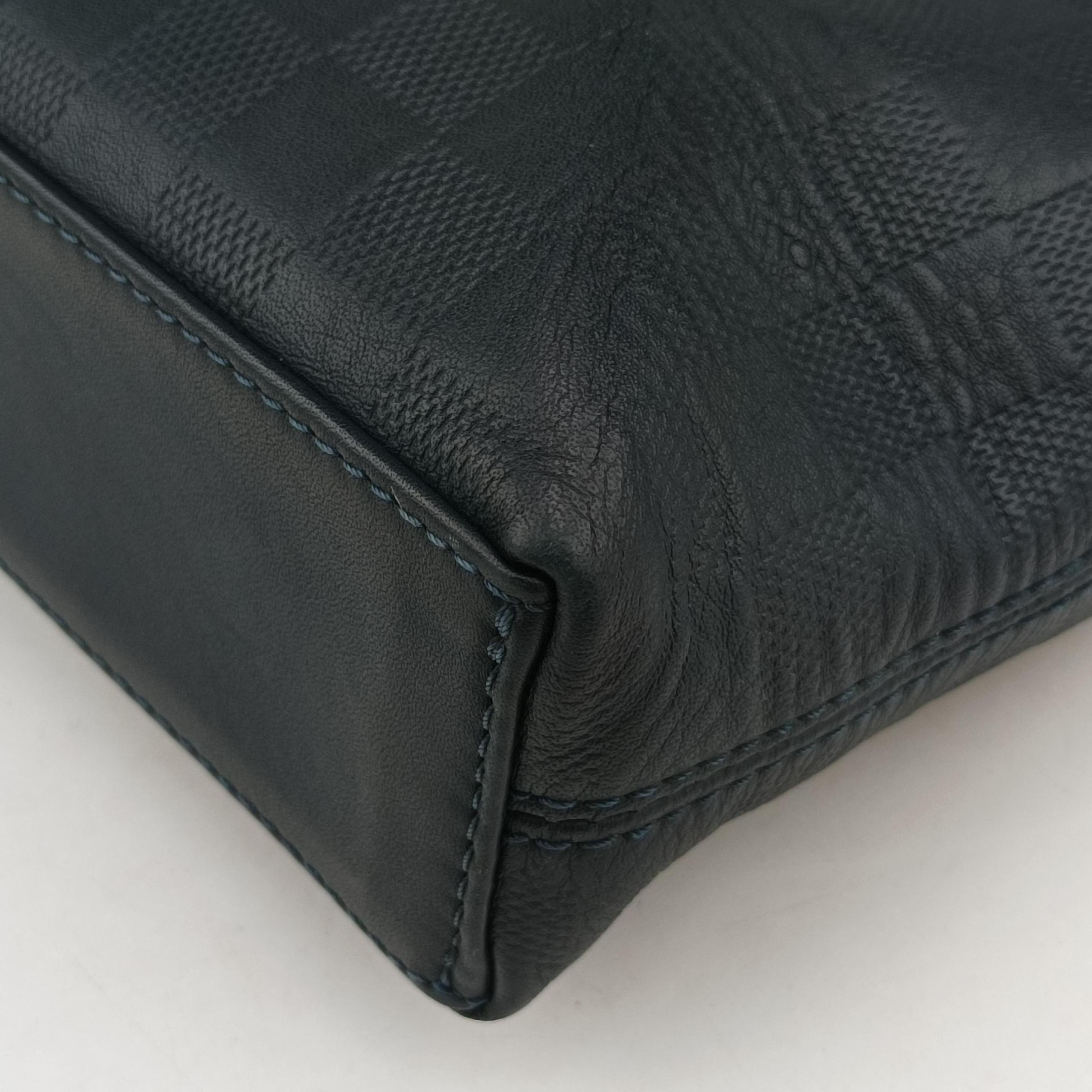 Pre-owned Louis Vuitton Porte-Document-Jour Business Cosmos Damier Infinie N41327 shoulderbag | stylenewstar