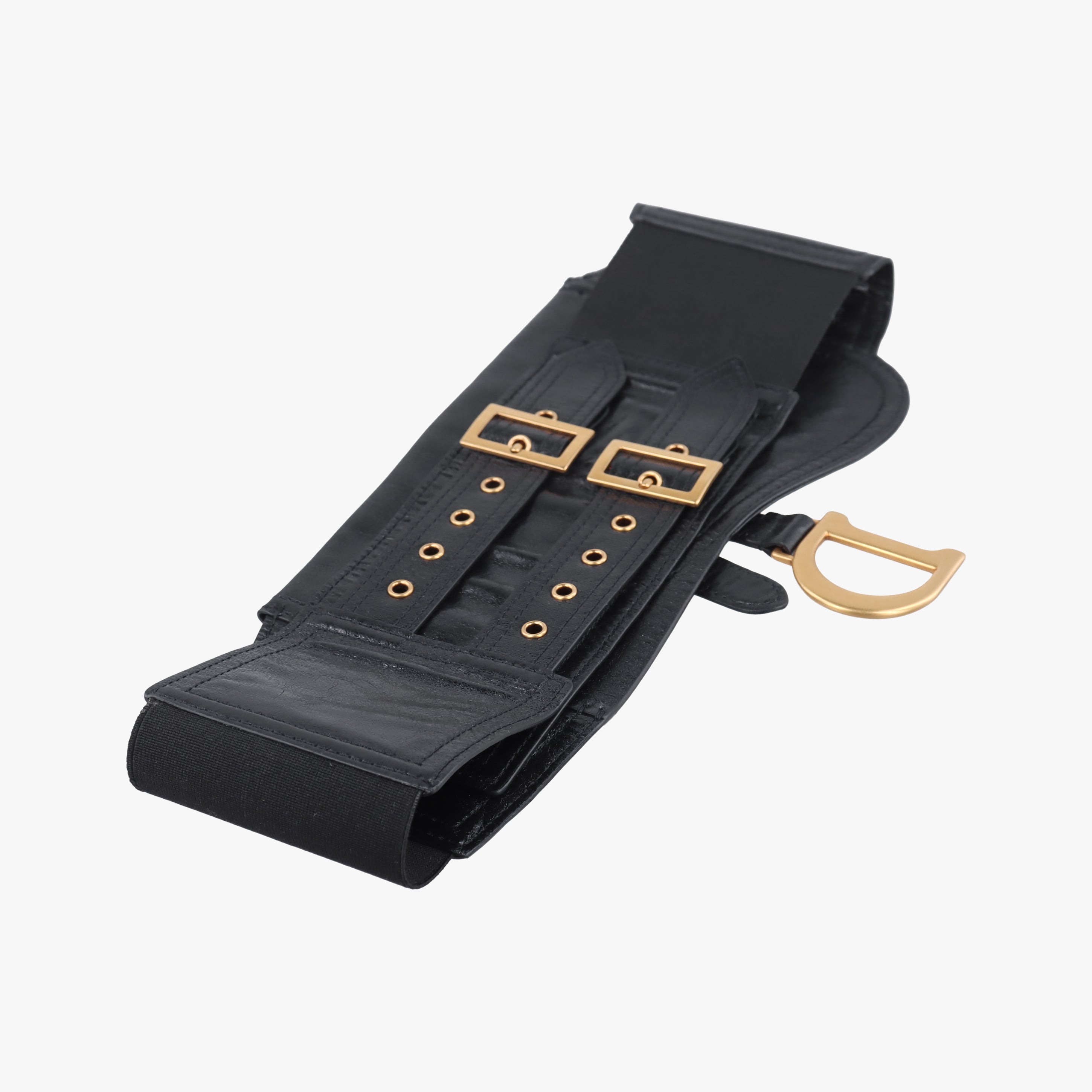Secondhand Christian Dior Saddle Black leather  bum bag/waist bag | stylenewstar