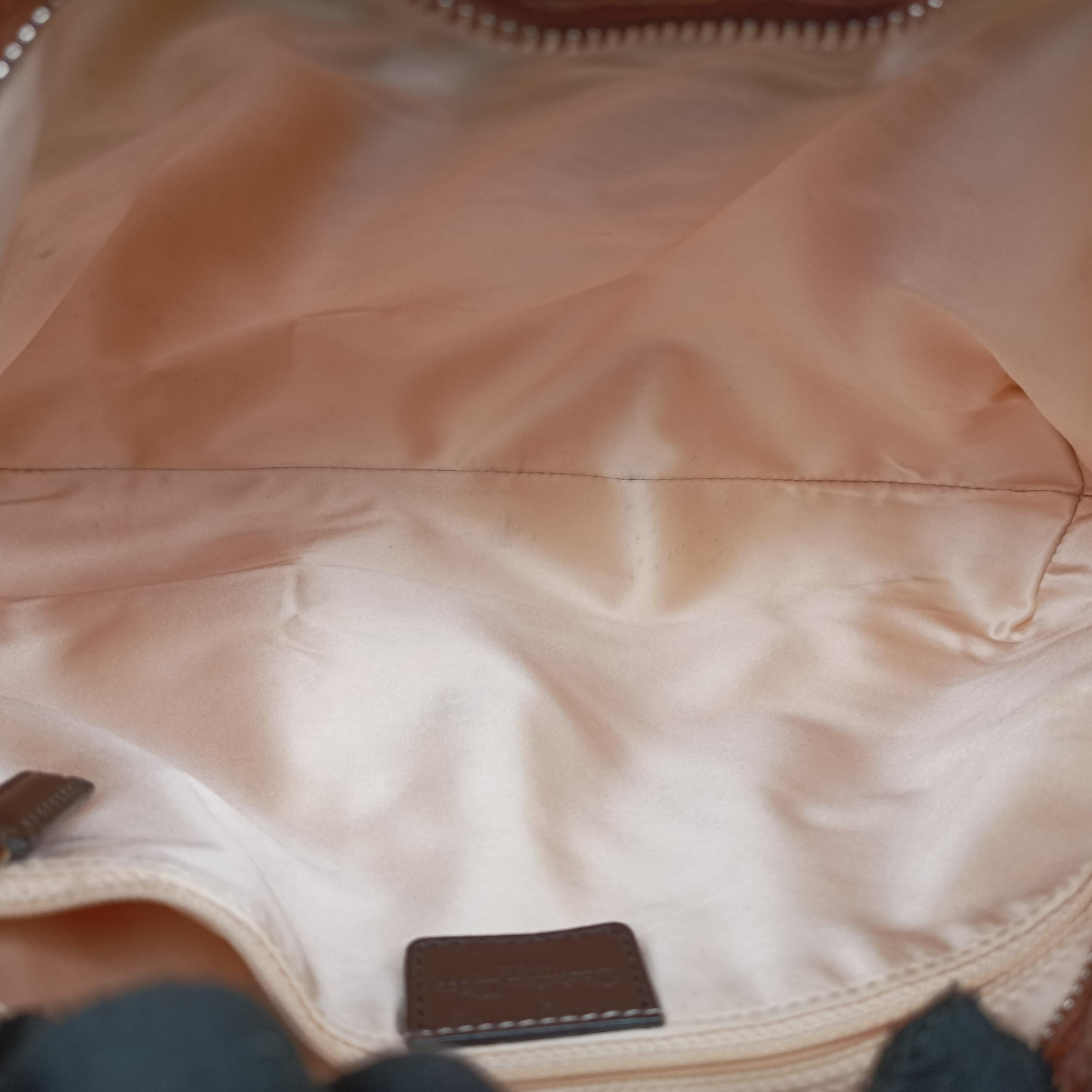 Vintage Christian Dior Ballet Corset Hobo Medium pink×Brown Fabric×snakeskin  handbag | stylenewstar