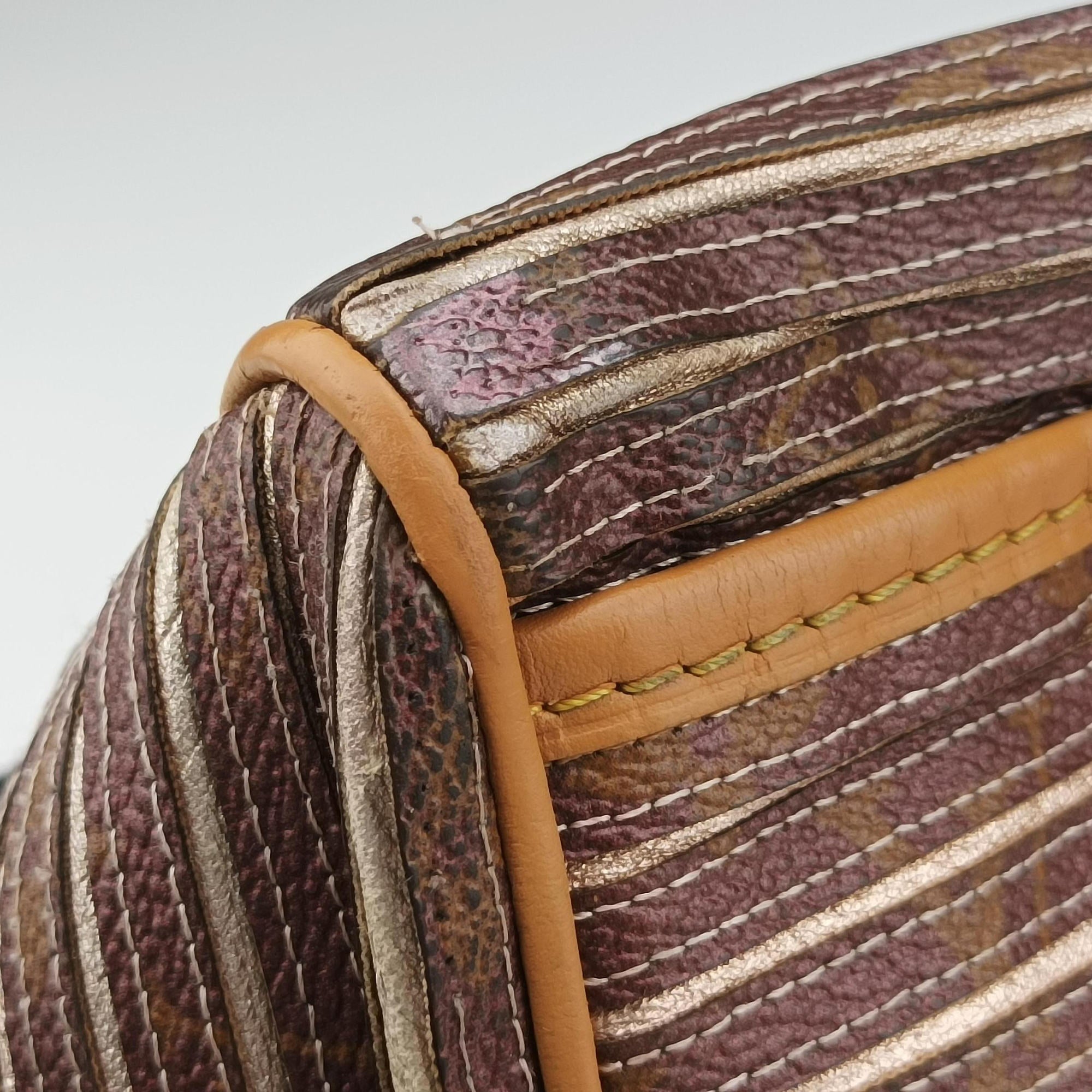 Pre-owned Louis Vuitton Eden Speedy Bandouliere 30 Peche Monogram Eden Canvas M40357 shoulderbag | stylenewstar