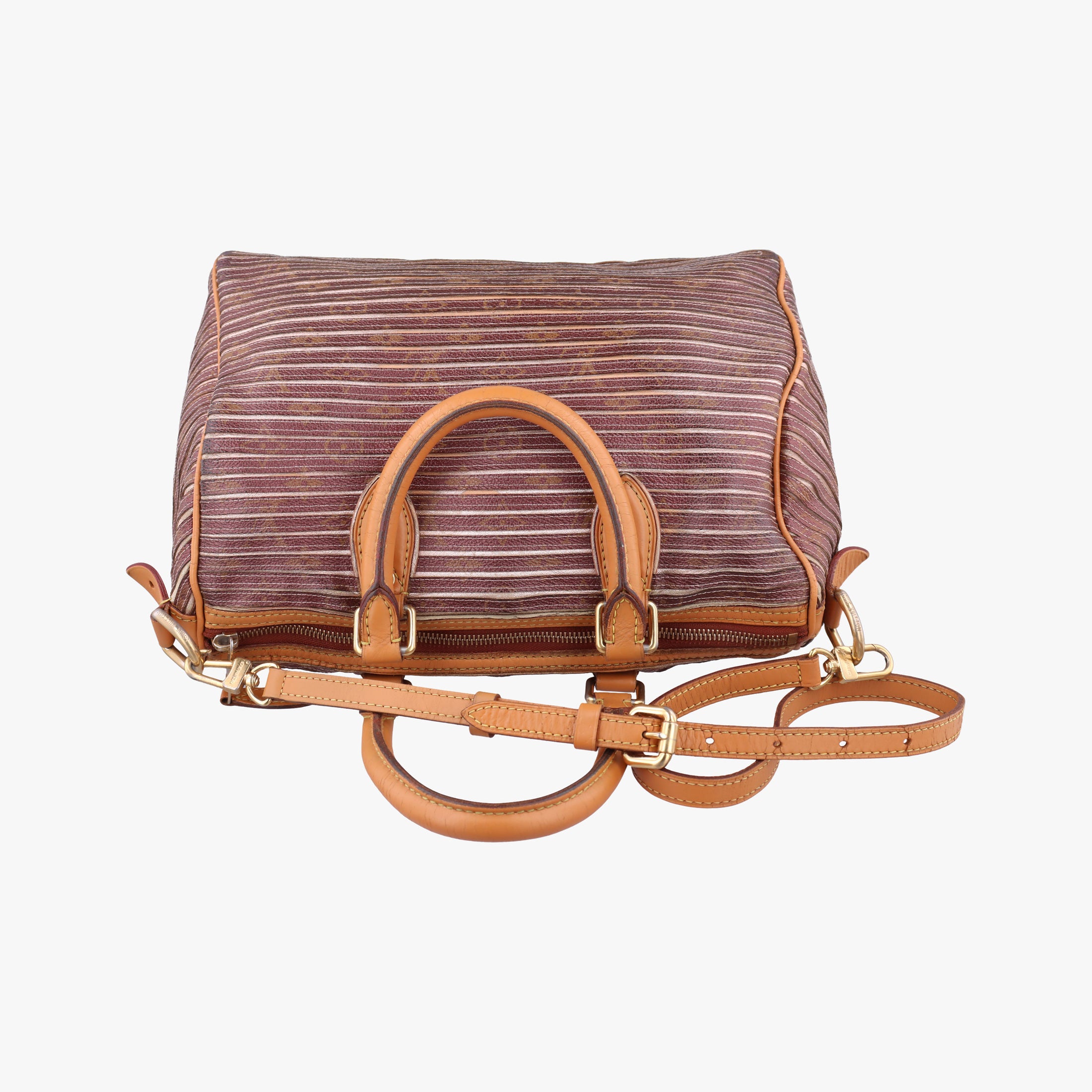 Pre-owned Louis Vuitton Eden Speedy Bandouliere 30 Peche Monogram Eden Canvas M40357 shoulderbag | stylenewstar