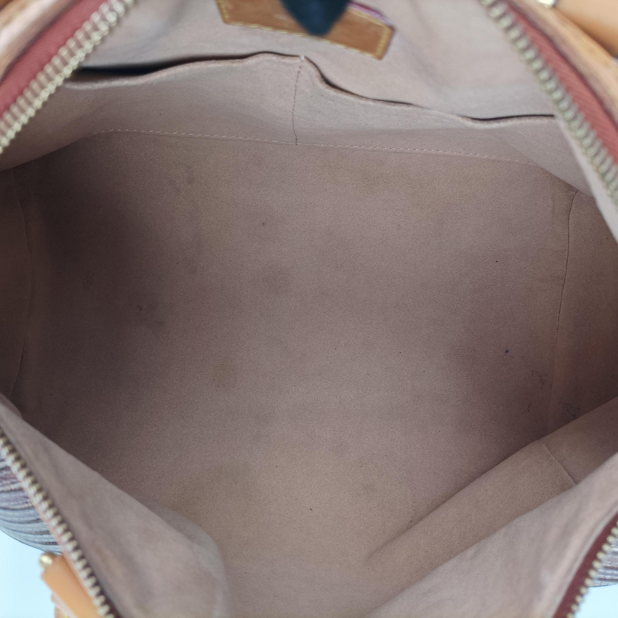 Pre-owned Louis Vuitton Eden Speedy Bandouliere 30 Peche Monogram Eden Canvas M40357 shoulderbag | stylenewstar