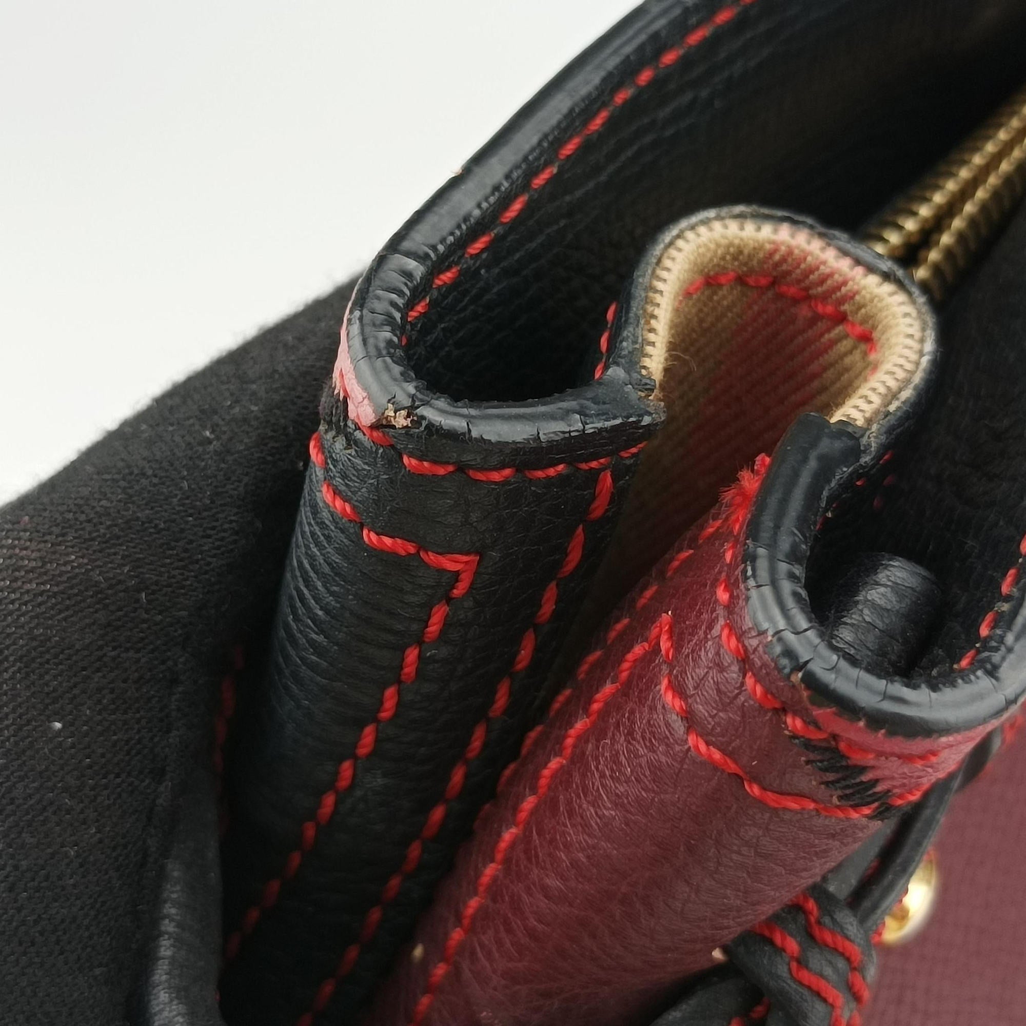 Pre-owned Burberry Banner Patchwork Medium Tote Multicolour Leather CF 402 handbag | stylenewstar