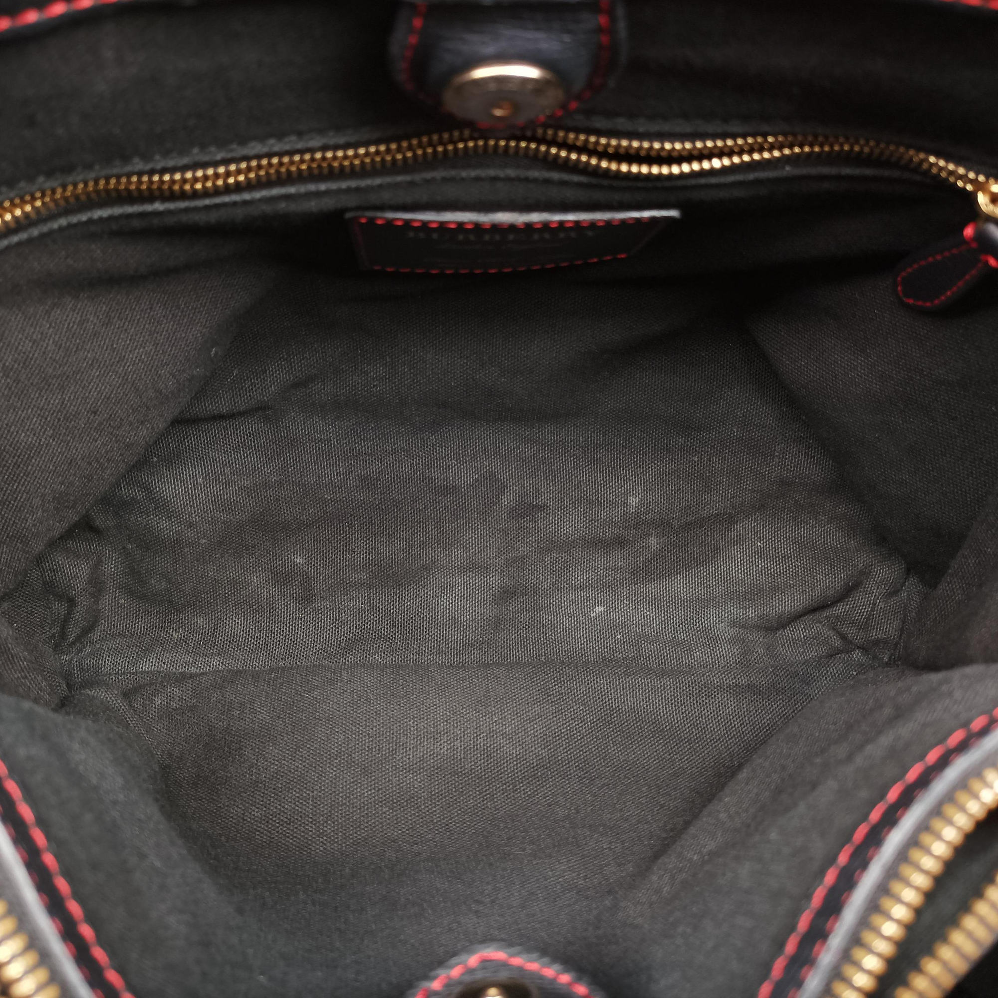 Pre-owned Burberry Banner Patchwork Medium Tote Multicolour Leather CF 402 handbag | stylenewstar