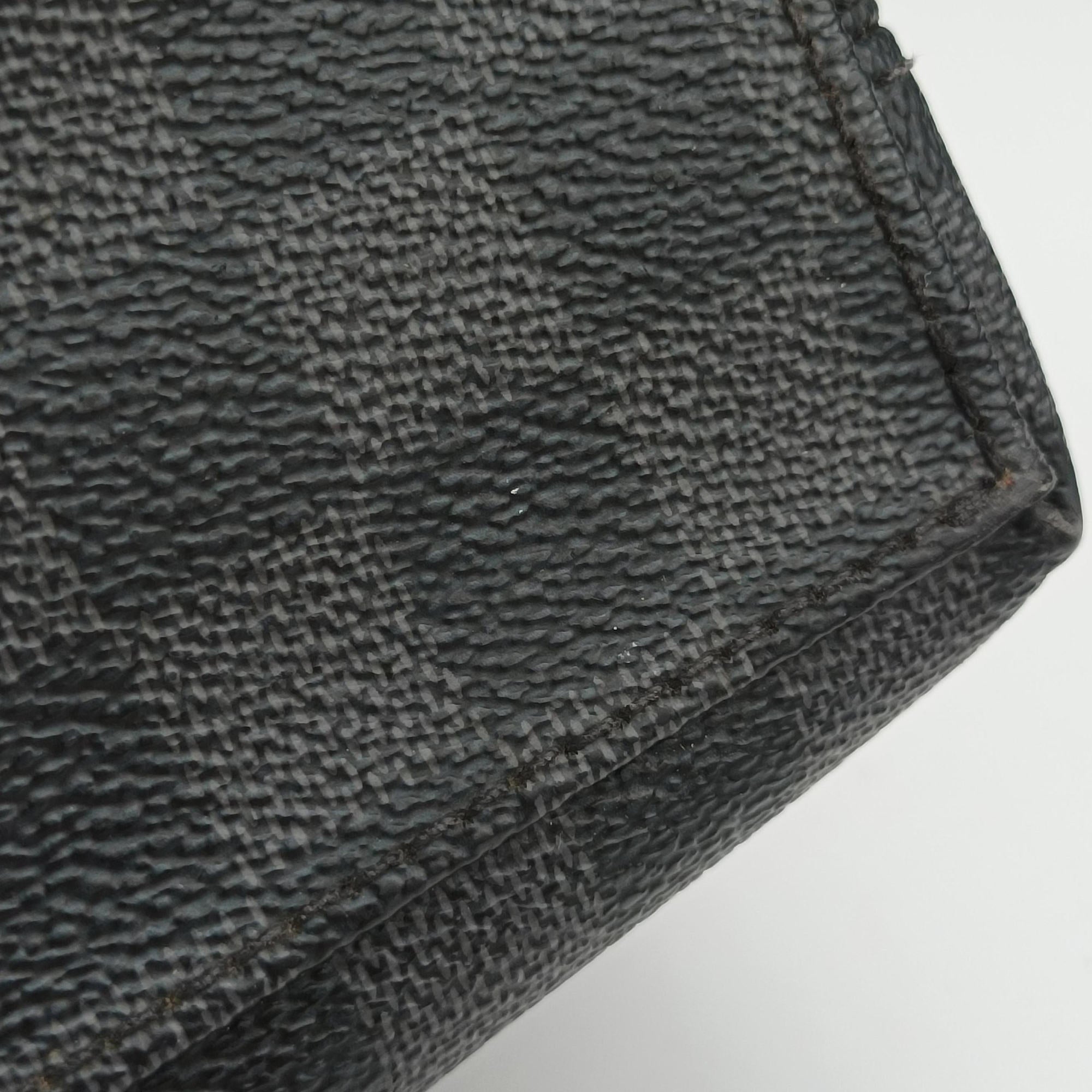Pre-owned Louis Vuitton Porte Documents Jour Noir Damier Graphite N48224 shoulderbag | stylenewstar