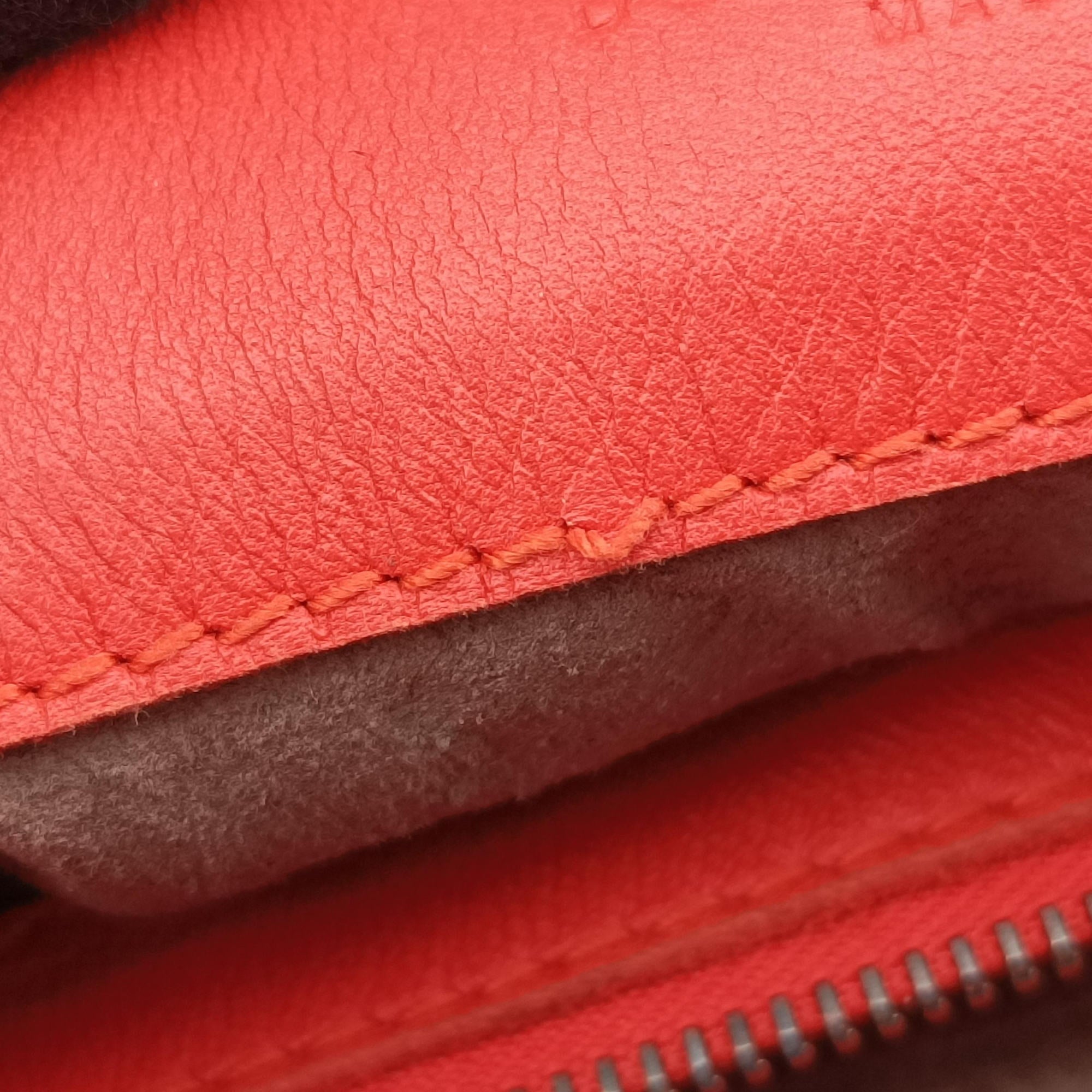 Pre-owned Bottega Veneta CAMPANA Intrecciato Orange lambskin  shoulderbag | stylenewstar
